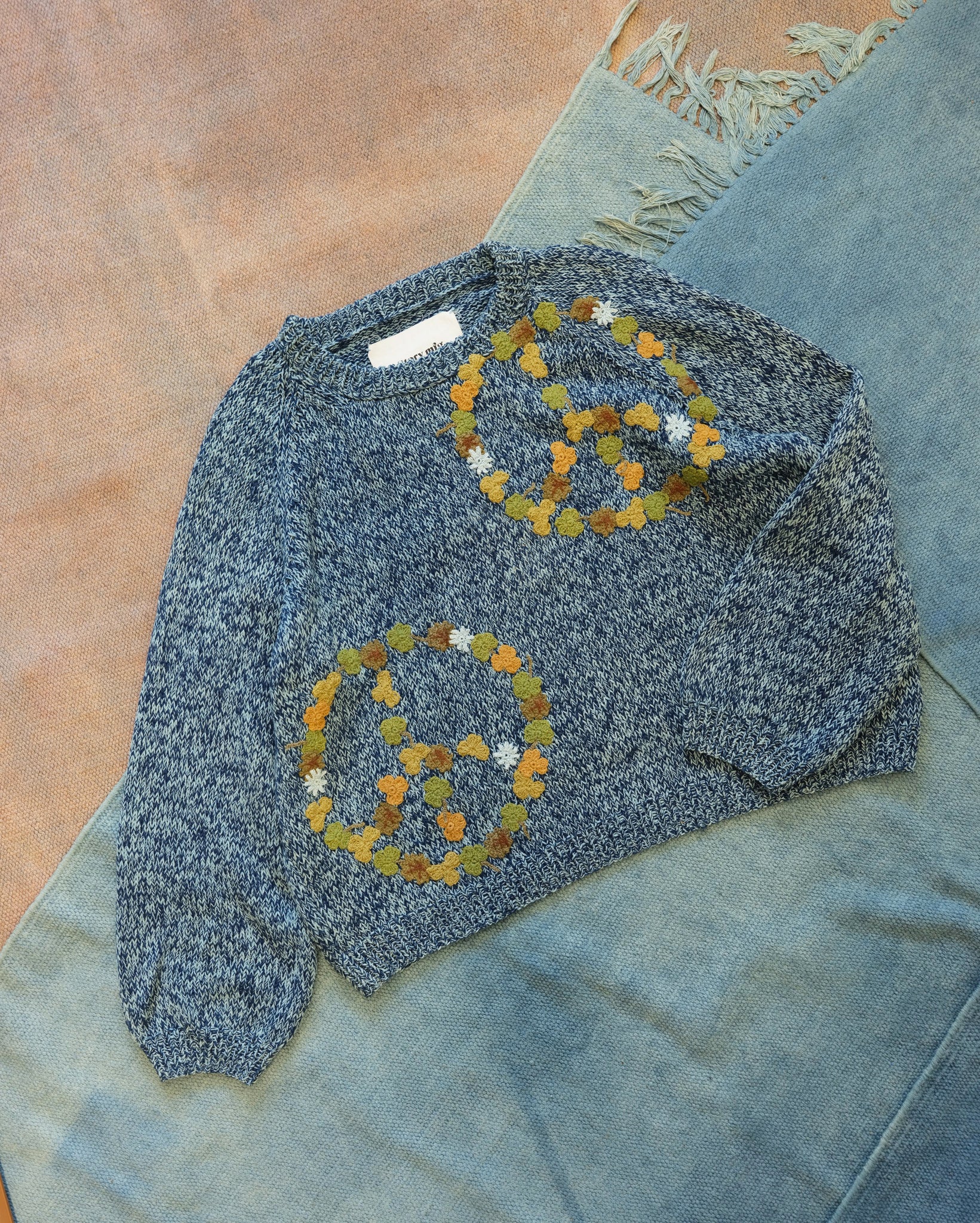Bulb Knit Jumper - Indigo Peace