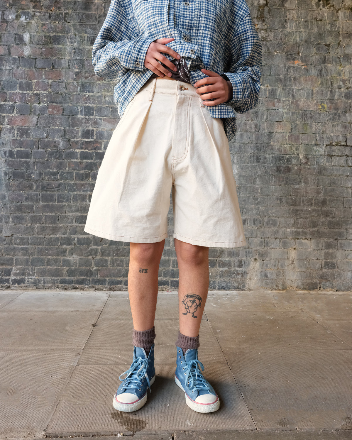 Lush Carpenter Shorts - Ecru – Story mfg.