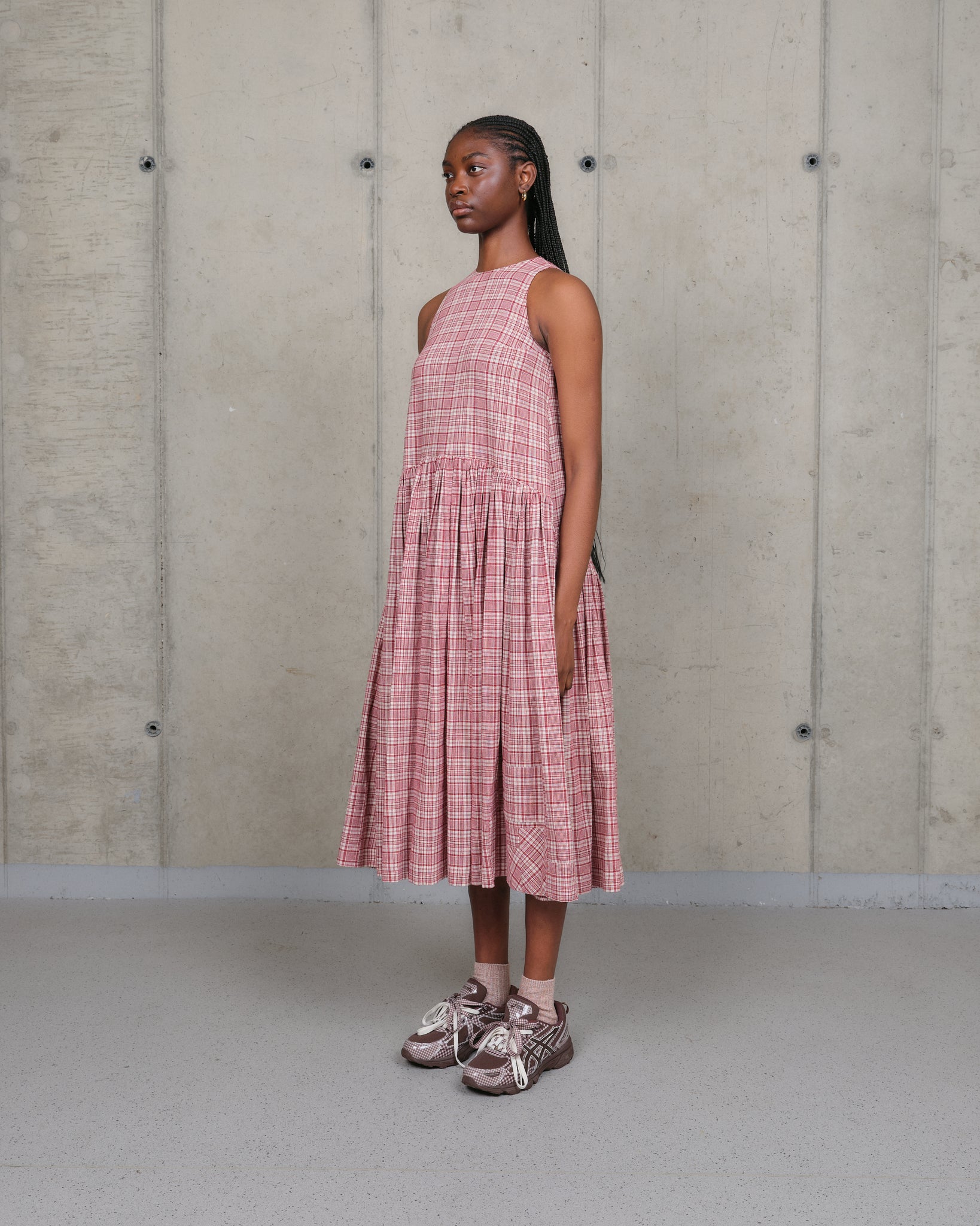 Echo Dress - Red Check Picnic