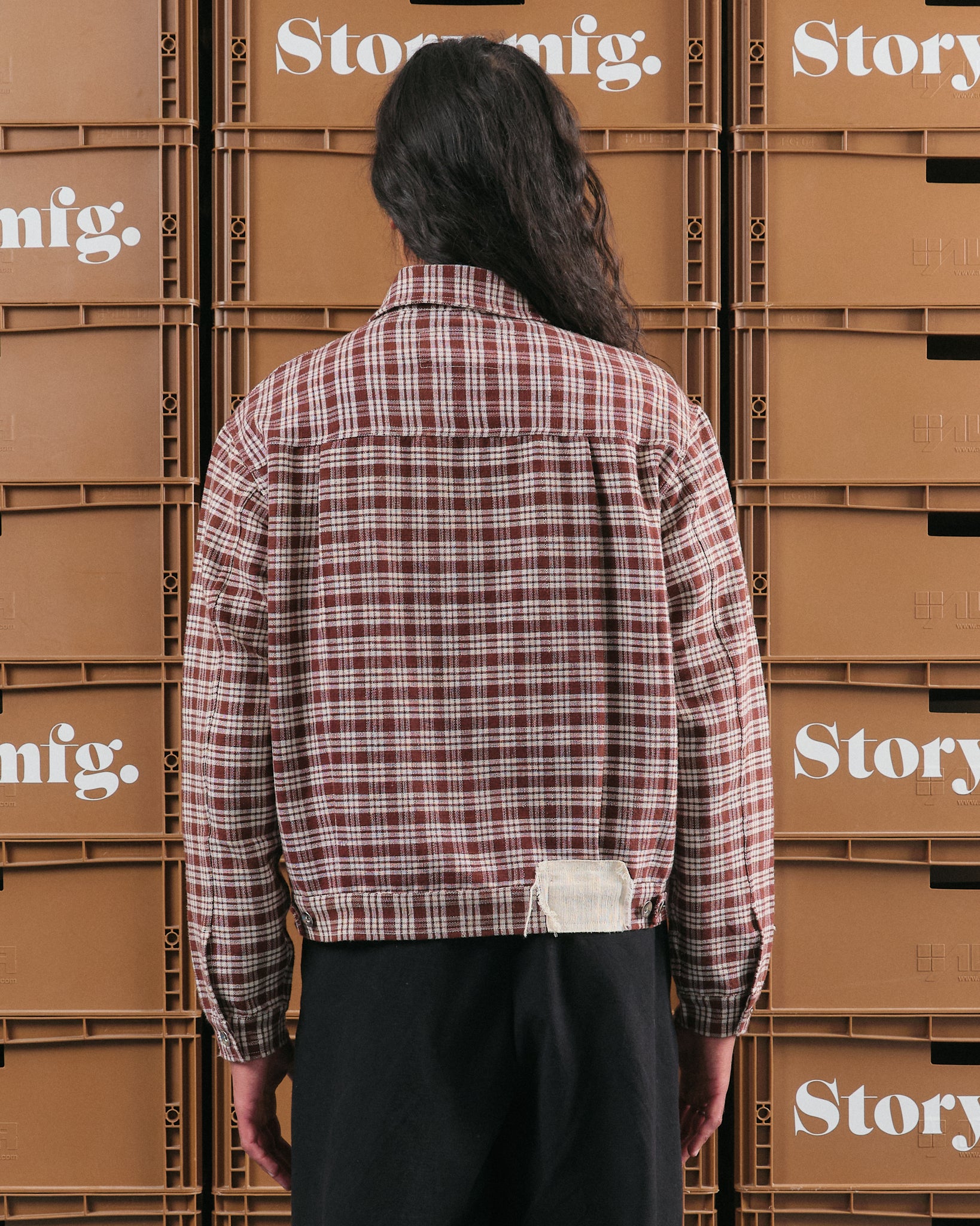 Tuesday Jacket - Wood Check Handloom