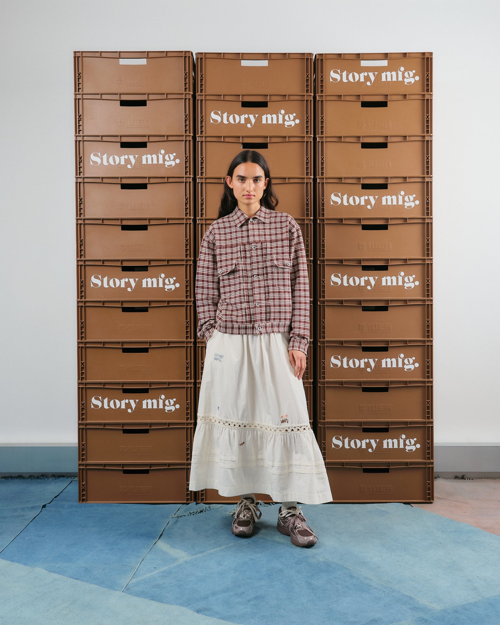 Tuesday Jacket - Wood Check Handloom