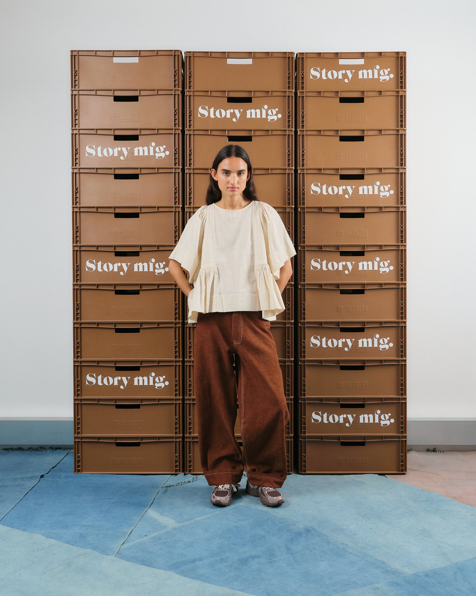 Poetry Pants - Brown Wonky-Wear
