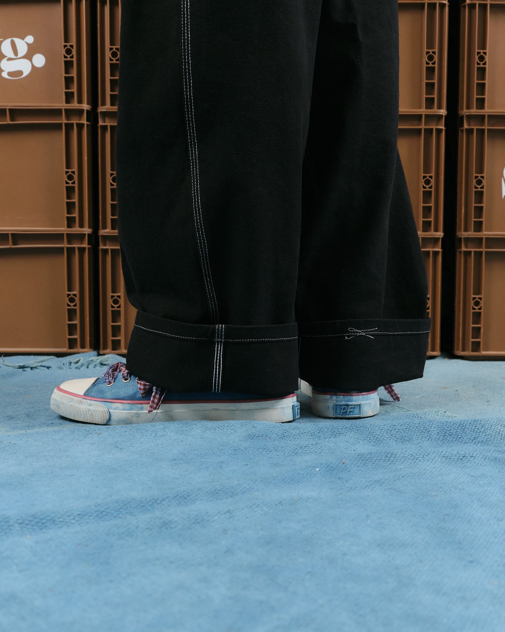 Poetry Pants - Black Wonky-Wear