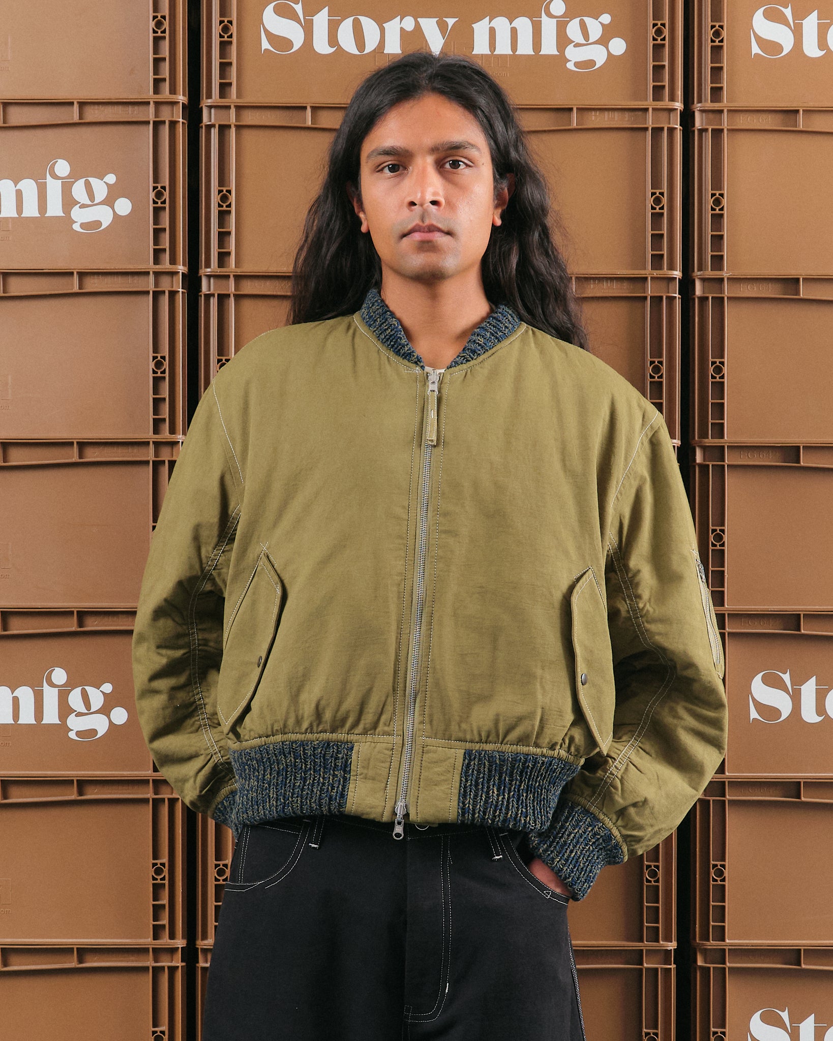 Seed Bomber - Olive Wonky-Wear