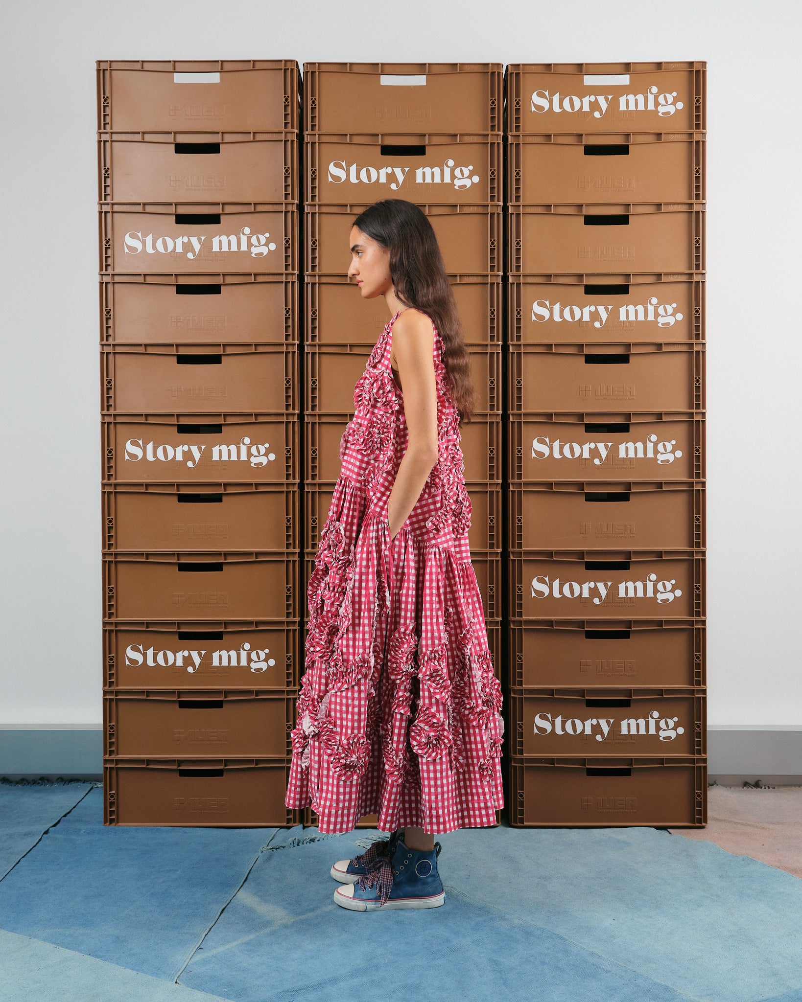 Echo Dress - Red Fossil