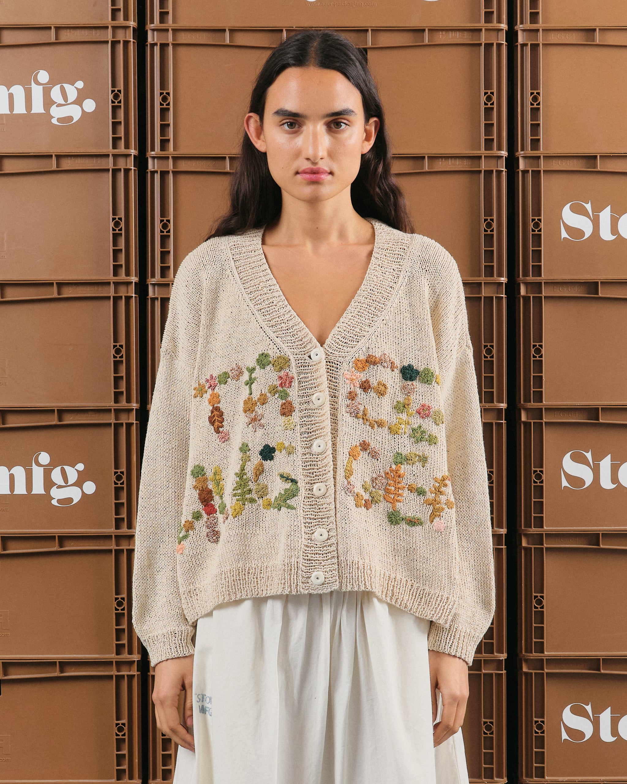 Sunwell Knit Cardigan - Ecru Tree Hugger – Story mfg.