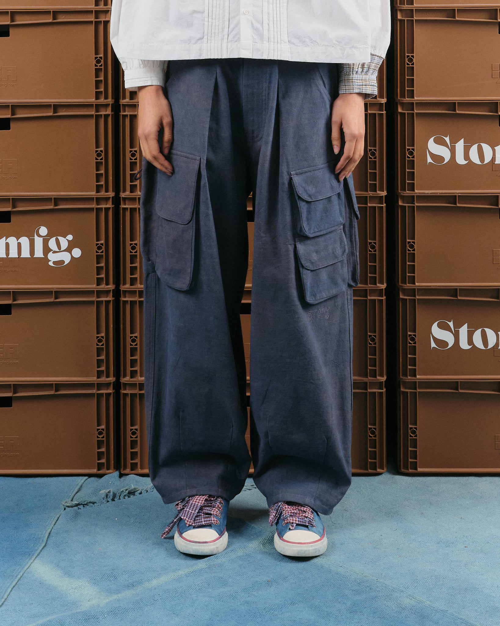 Forager Pants - Purple Slub