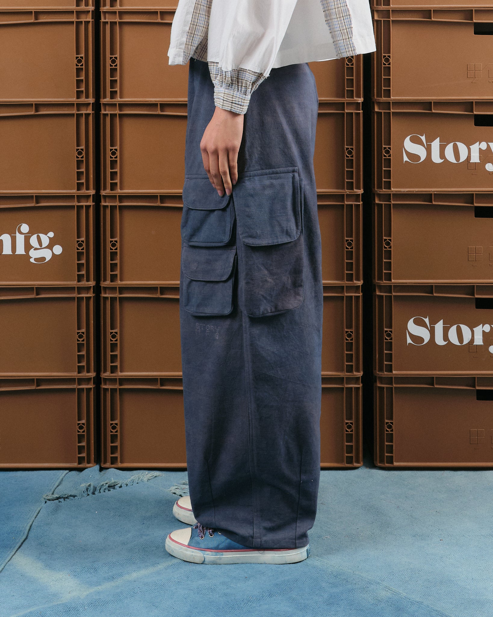 Forager Pants - Purple Slub
