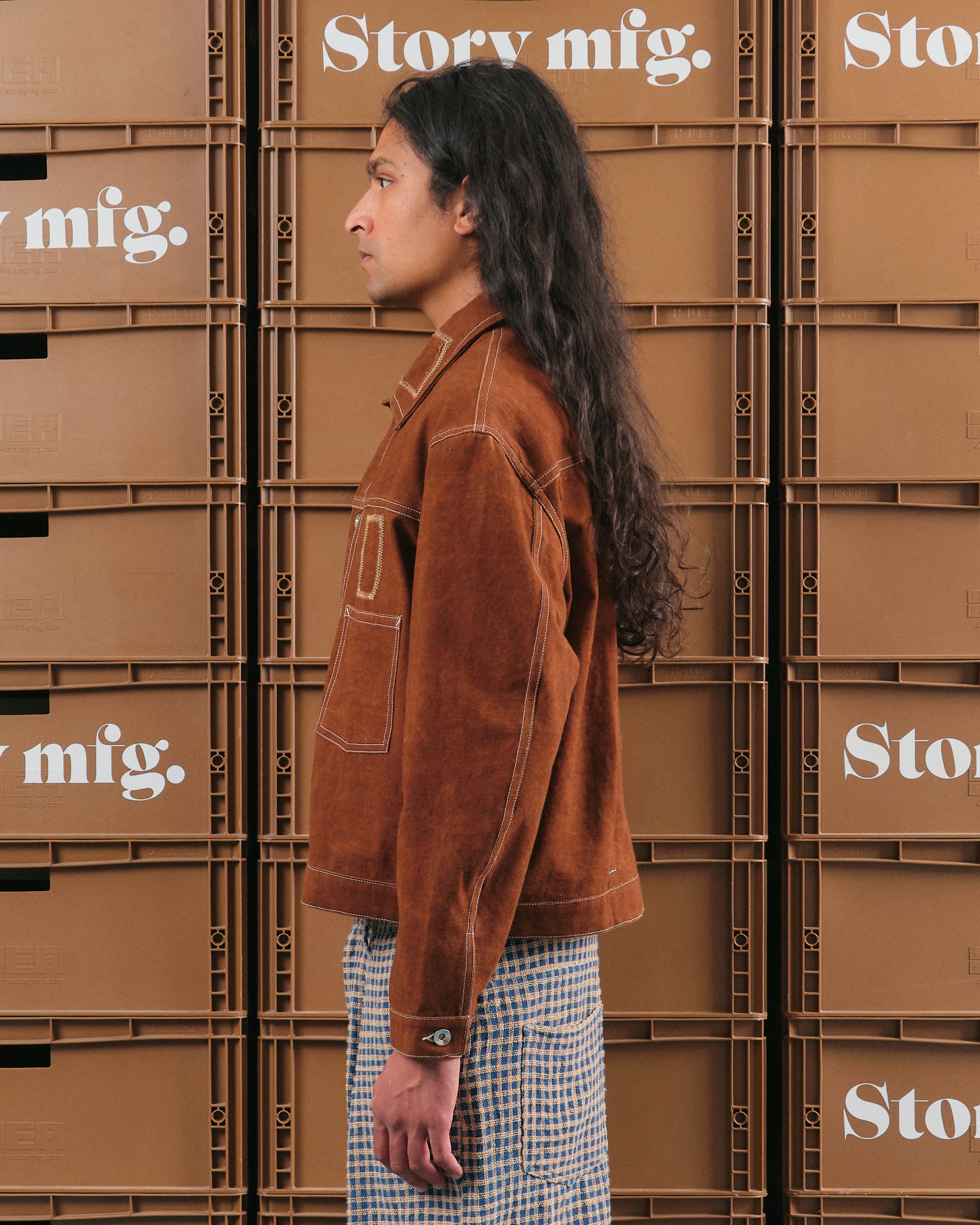 Ever Jacket - Brown Canvas Repair – Story mfg.