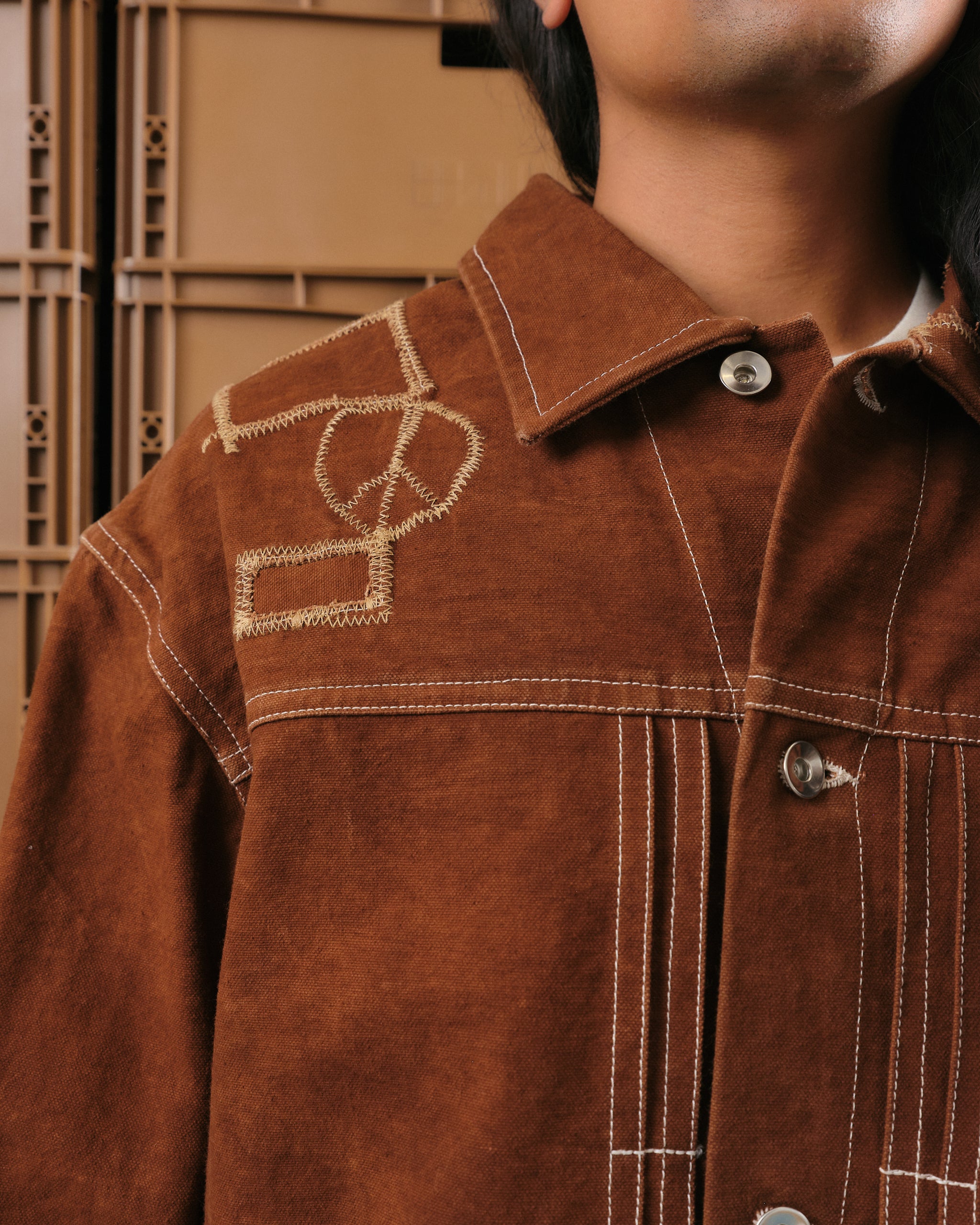 Ever Jacket - Brown Canvas Repair – Story mfg.