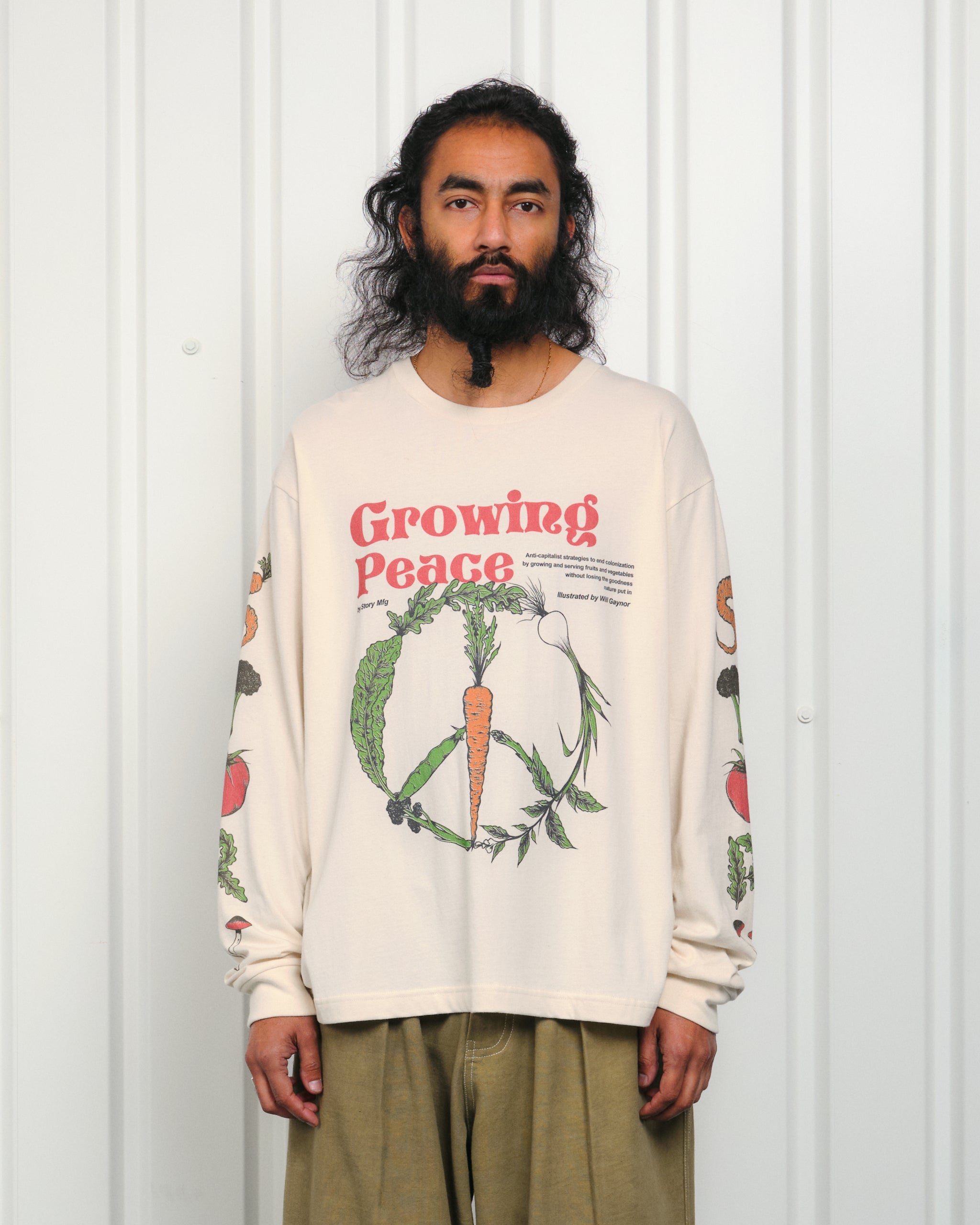 Grateful Tee LS - Growing Peace – Story mfg.