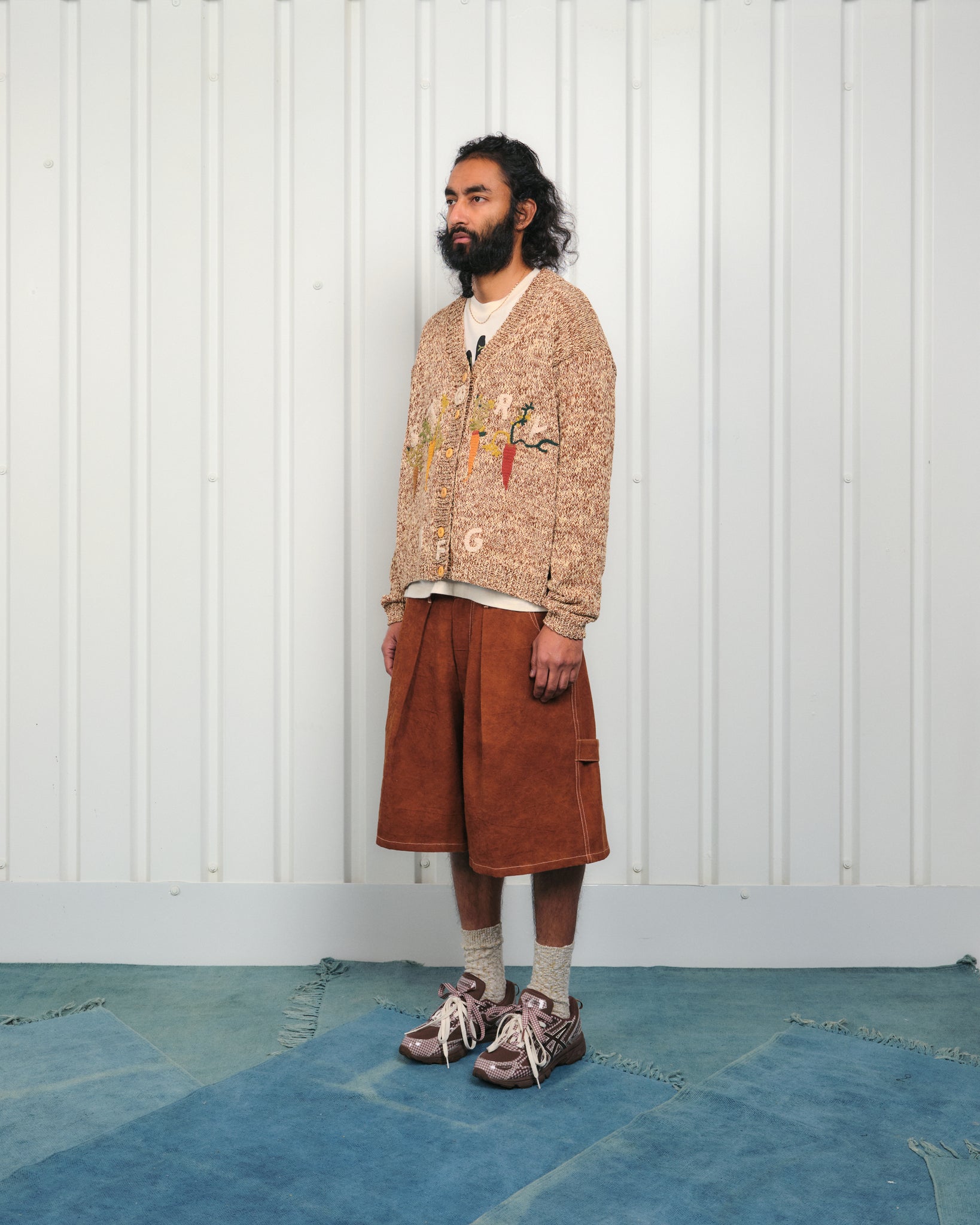 story mfg. ショートパンツ Lush Carpenter Shorts - Brown Wonky-Wear – Story mfg.