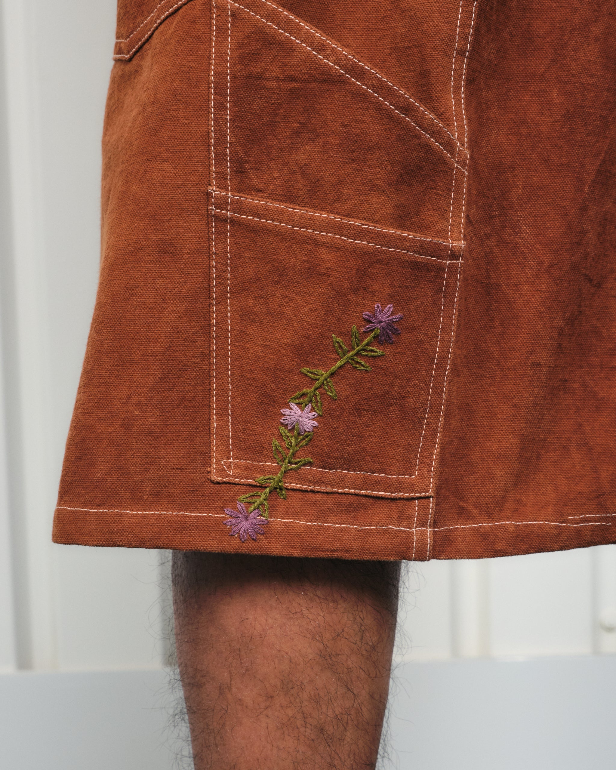 Lush Carpenter Shorts - Brown Wonky-Wear – Story mfg.