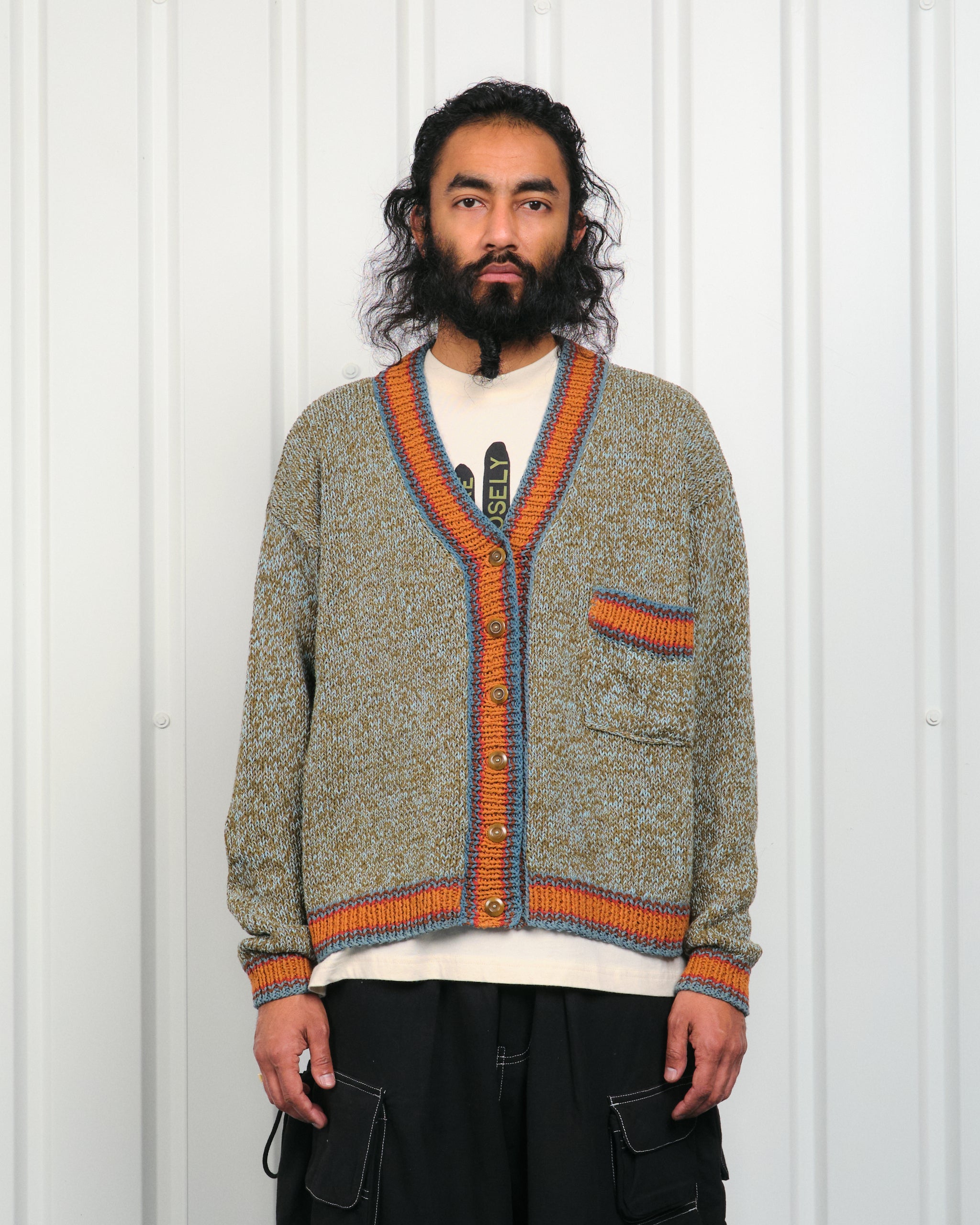 Bulb Knit Cardigan - Twisted Green – Story mfg.