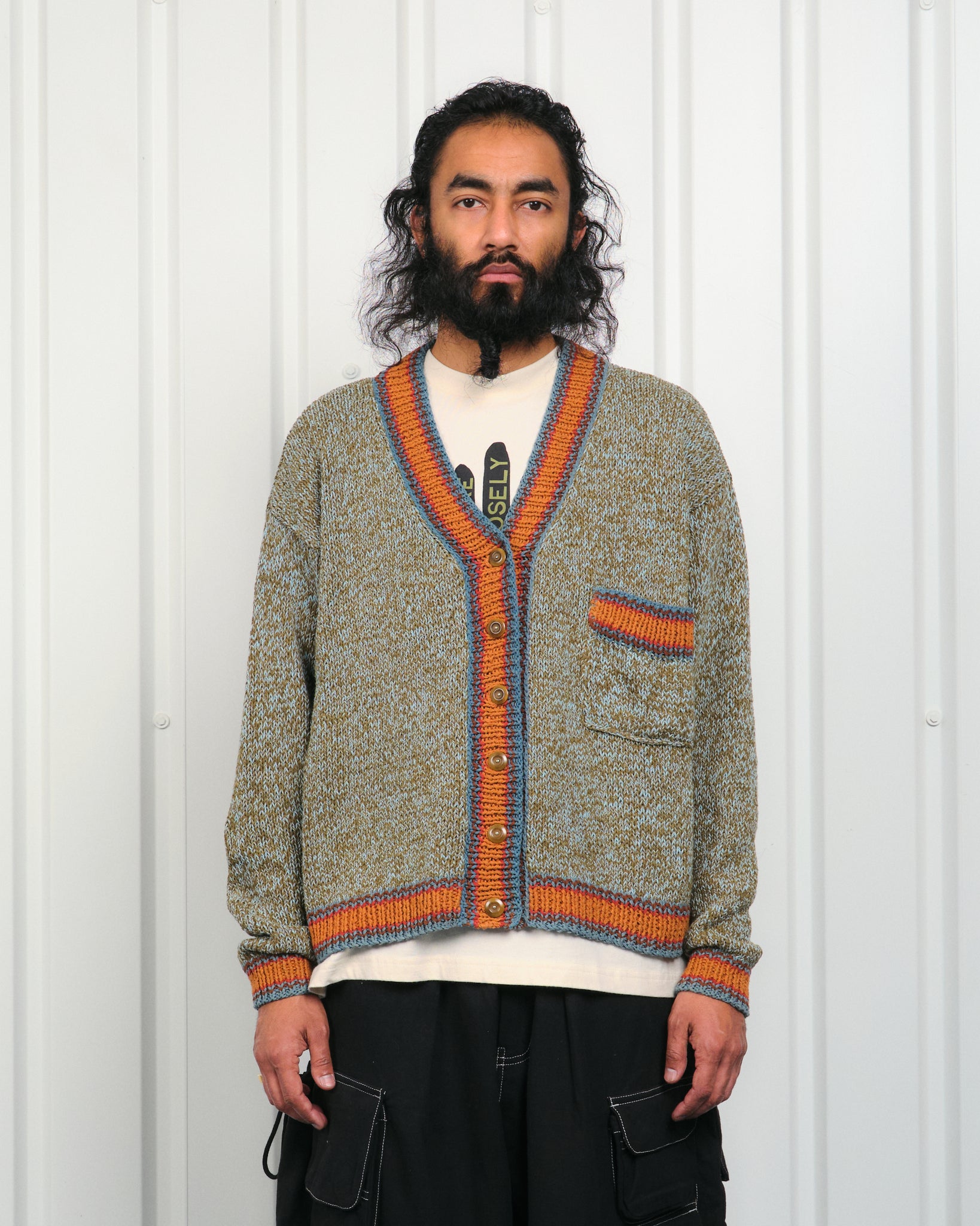 Bulb Knit Cardigan - Twisted Green – Story mfg.