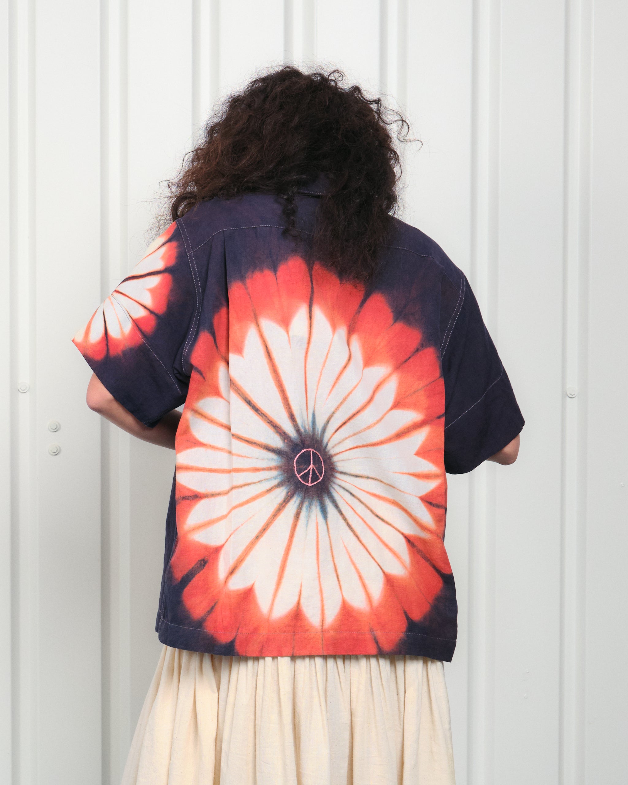 Greetings Shirt SS - Pink Flower Clamp – Story mfg.