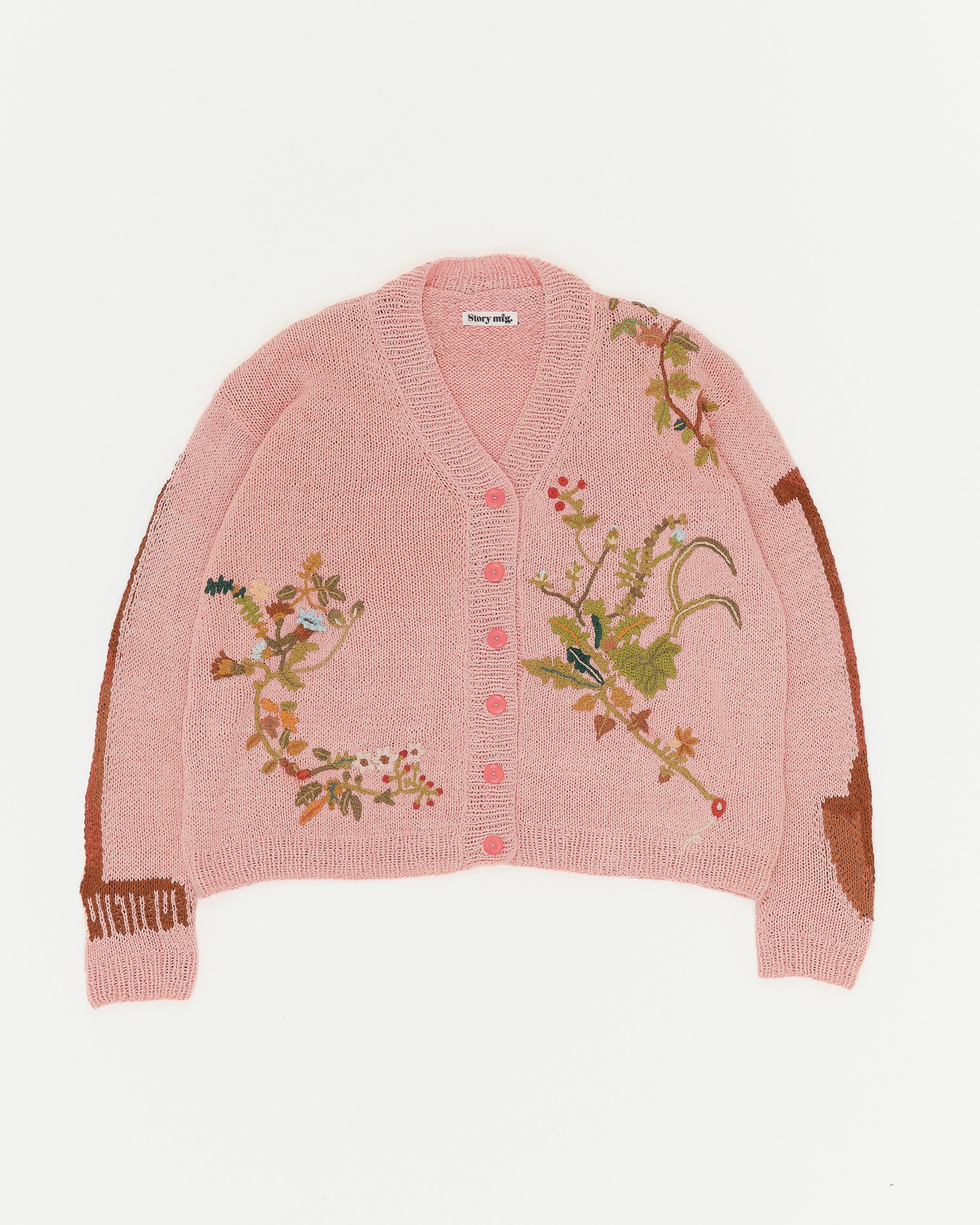 Sunwell Knit Cardigan - Pink Diggin' The Earth – Story mfg.