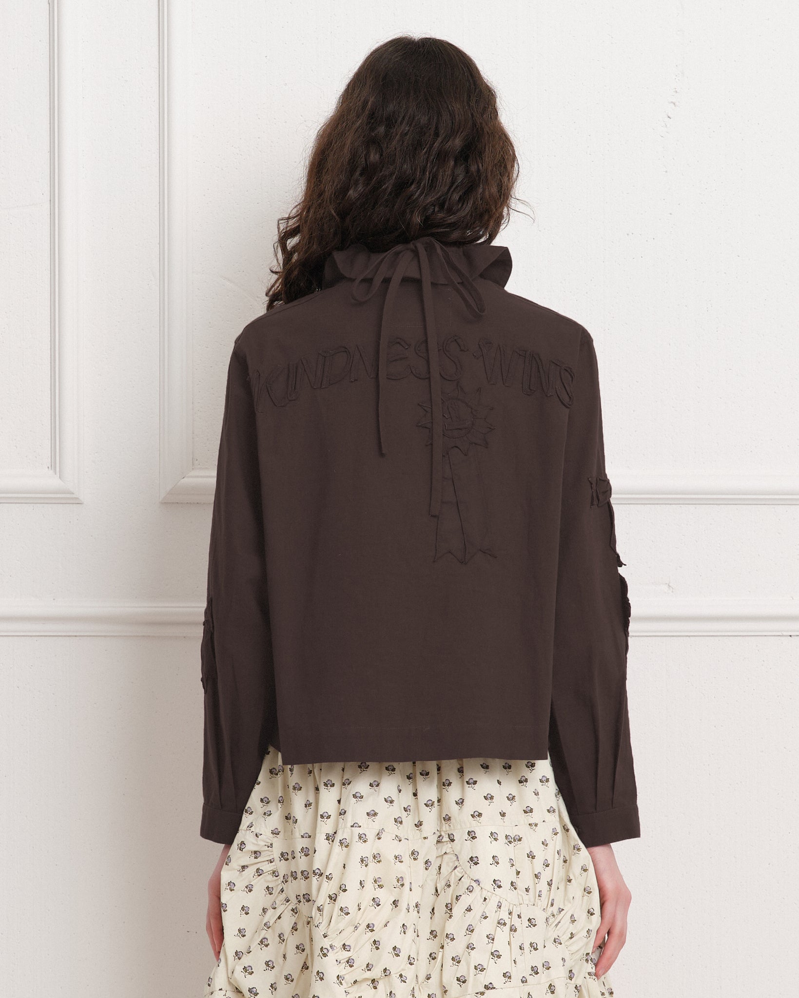 Ella Blouse - Espresso Kindness