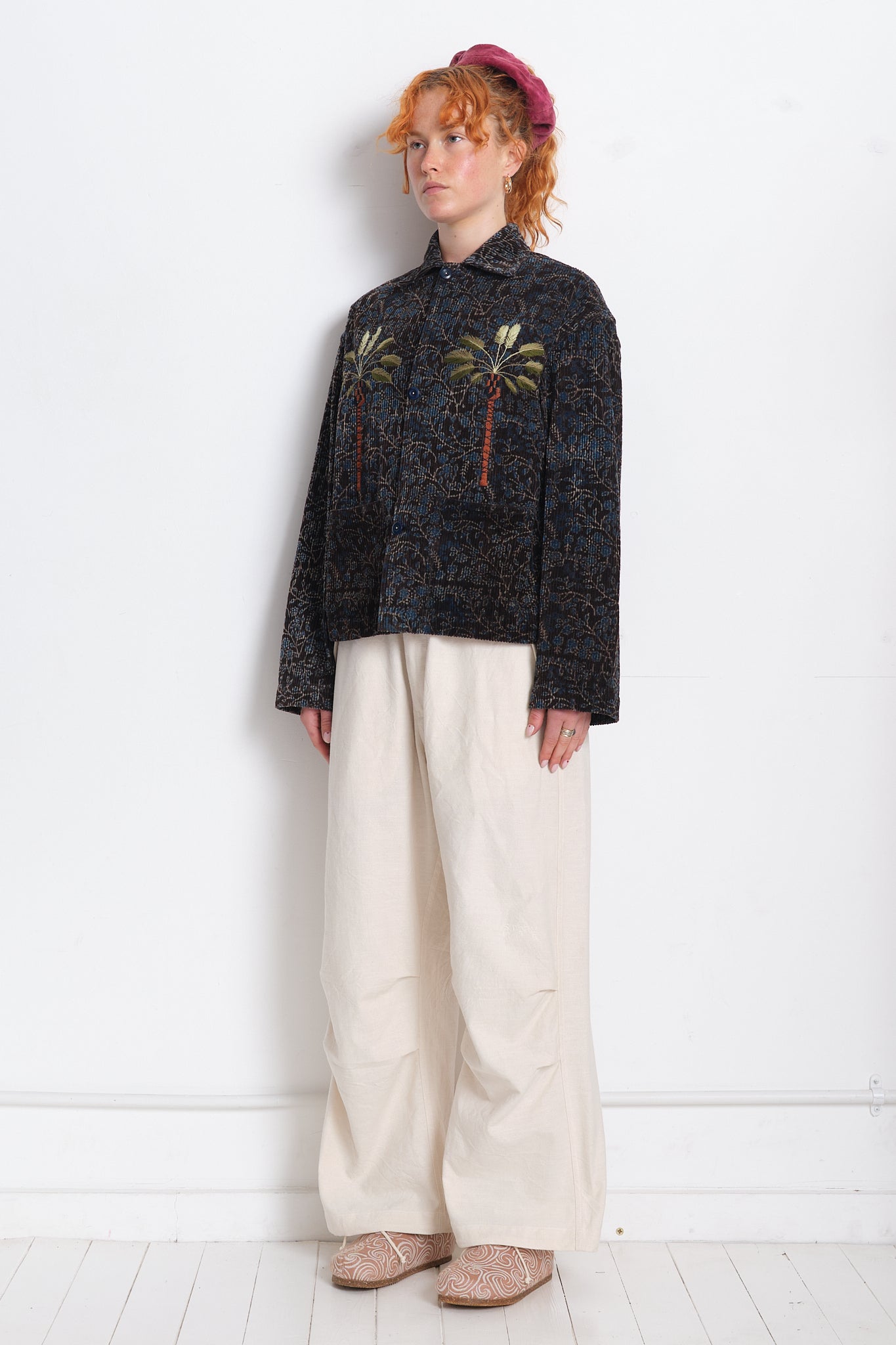 Short On Time Jacket  - Black Herbal Double Date