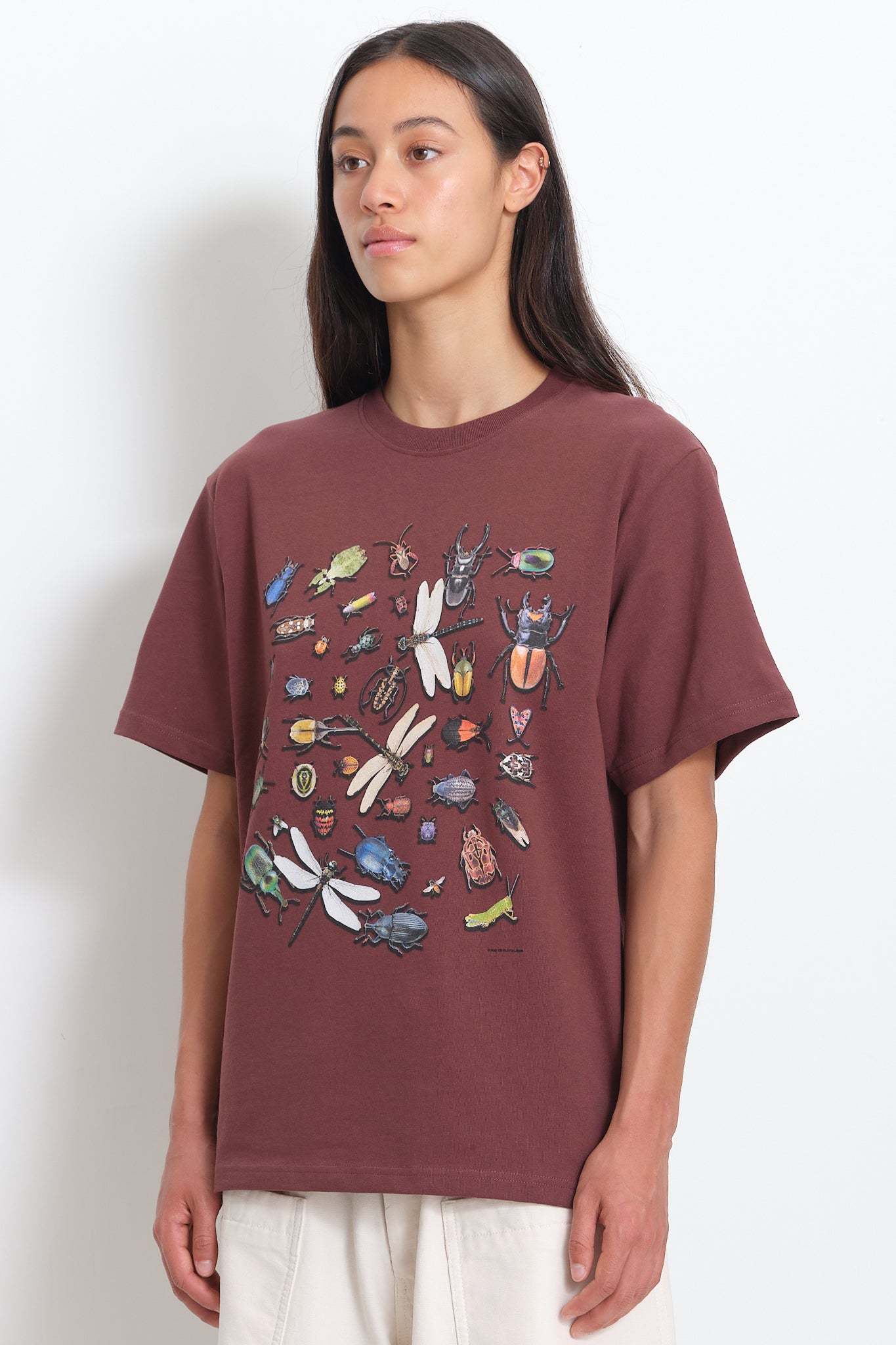 Recycled Cotton SS Tee - Chocolate Bugs