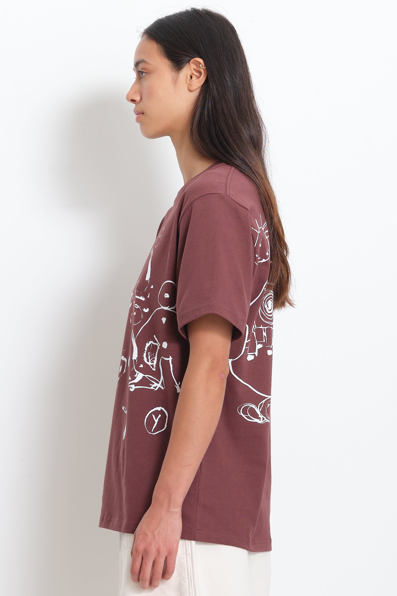 Recycled Cotton SS Tee - Chocolate Lucas Dillon