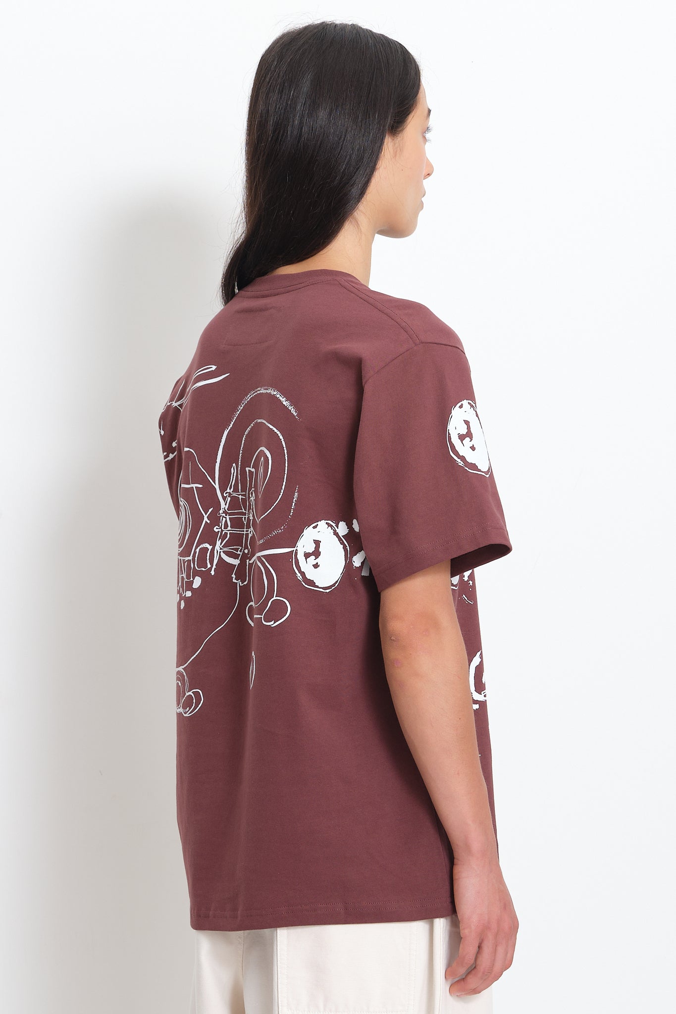 Recycled Cotton SS Tee - Chocolate Lucas Dillon