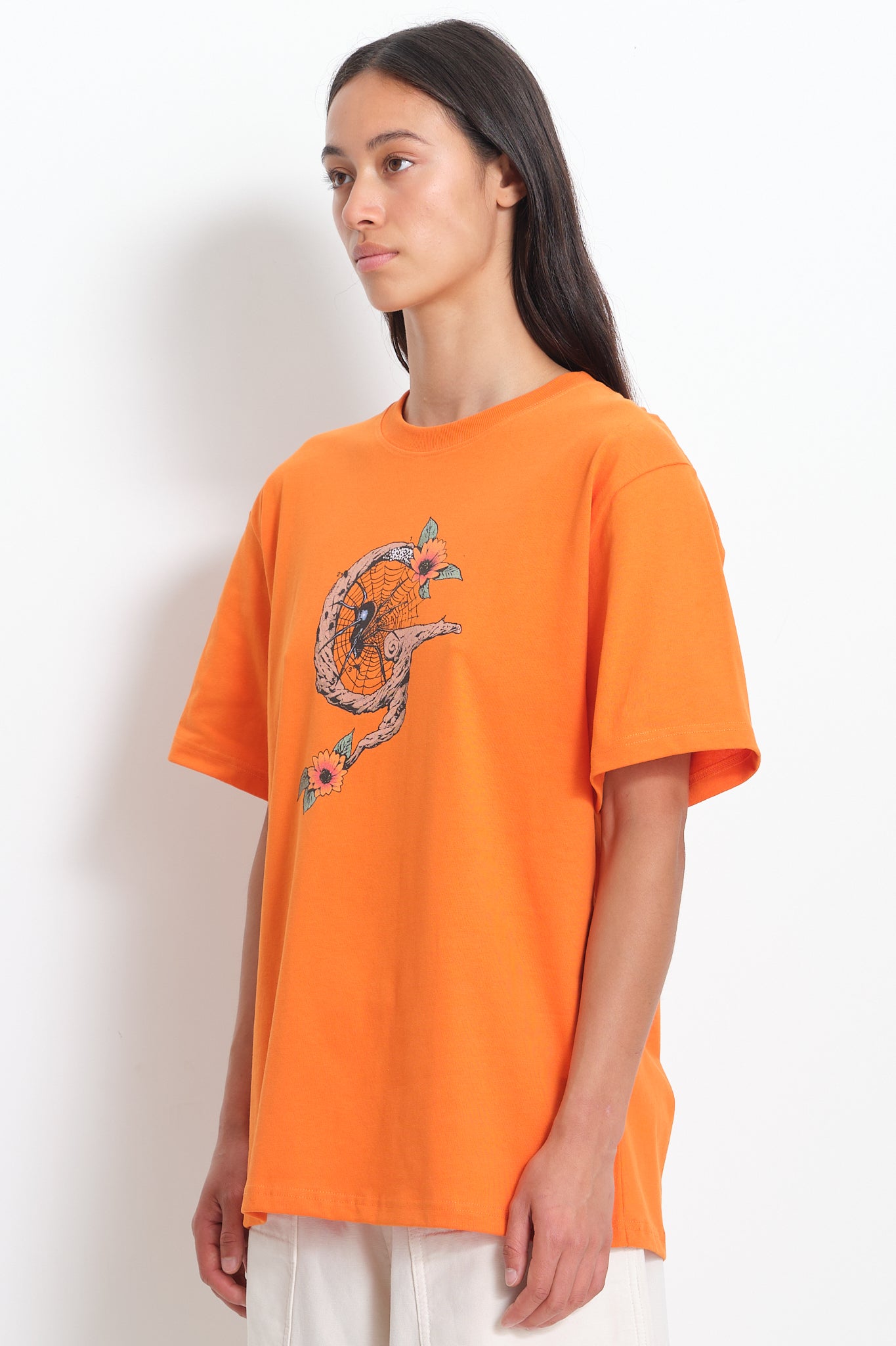 Recycled Cotton SS Tee - Golden Poppy G Spider