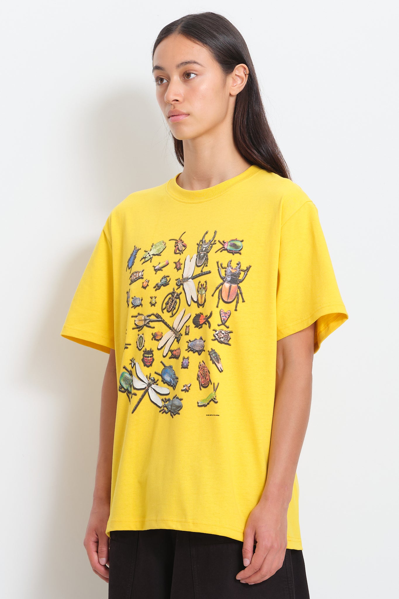 Recycled Cotton SS Tee - Lemon Bugs