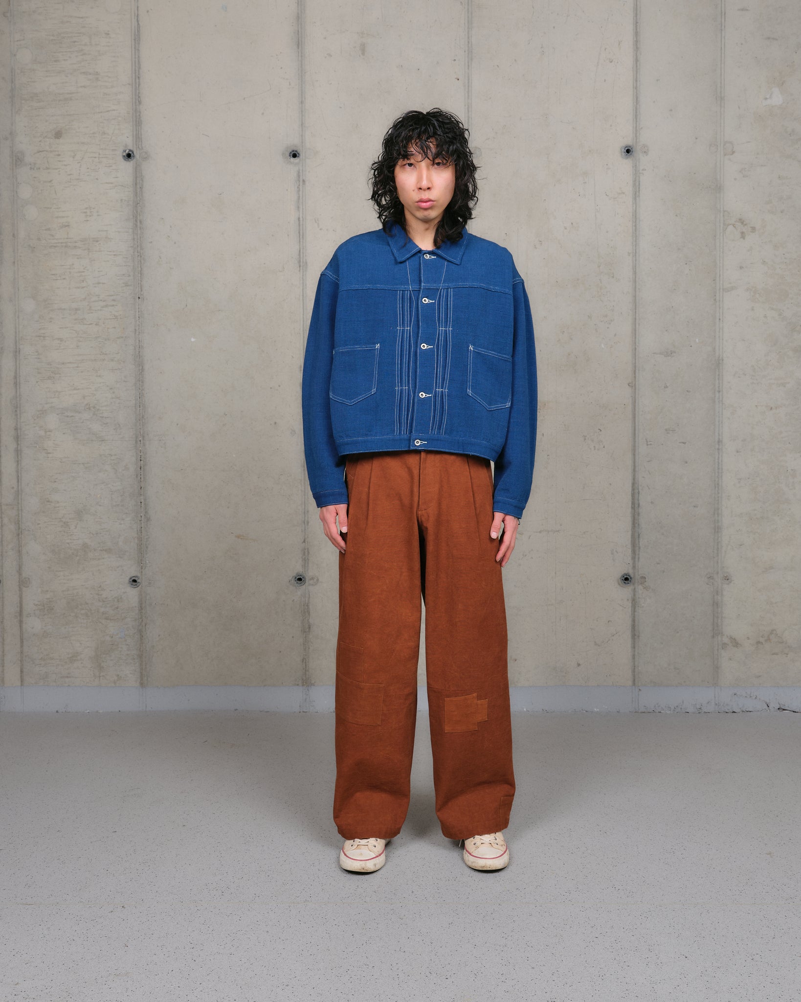 Sundae Jacket - Indigo Handloom – Story mfg.