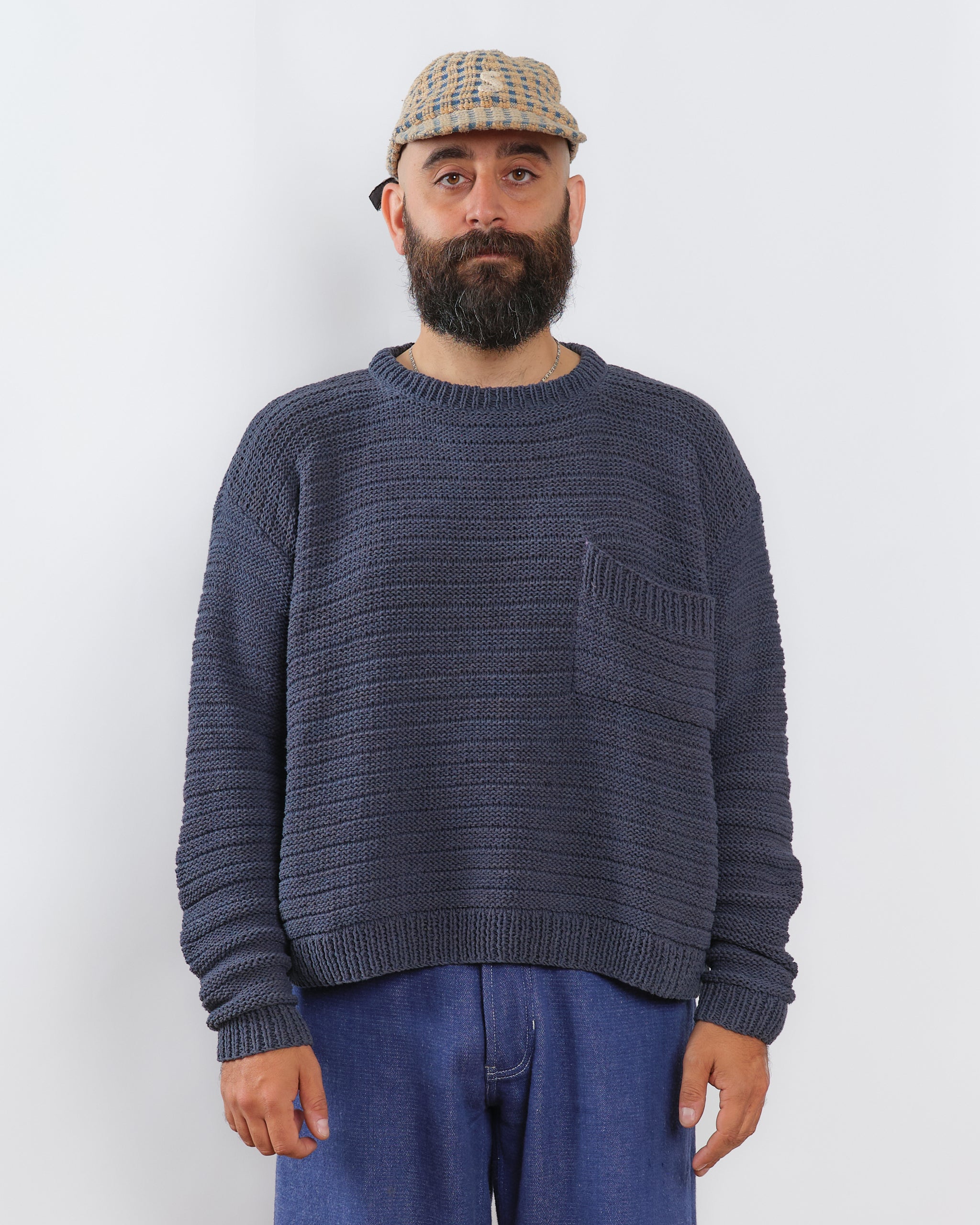 トップス story mfg. keeping jumper Story MFG. Keeping Jumper Treefall Handknit | Olive | Canoe Club