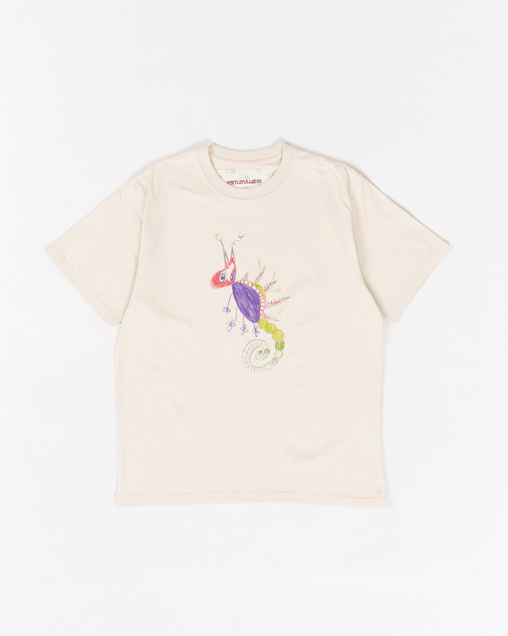 Recycled Cotton SS Tee - Ecru Chameleon