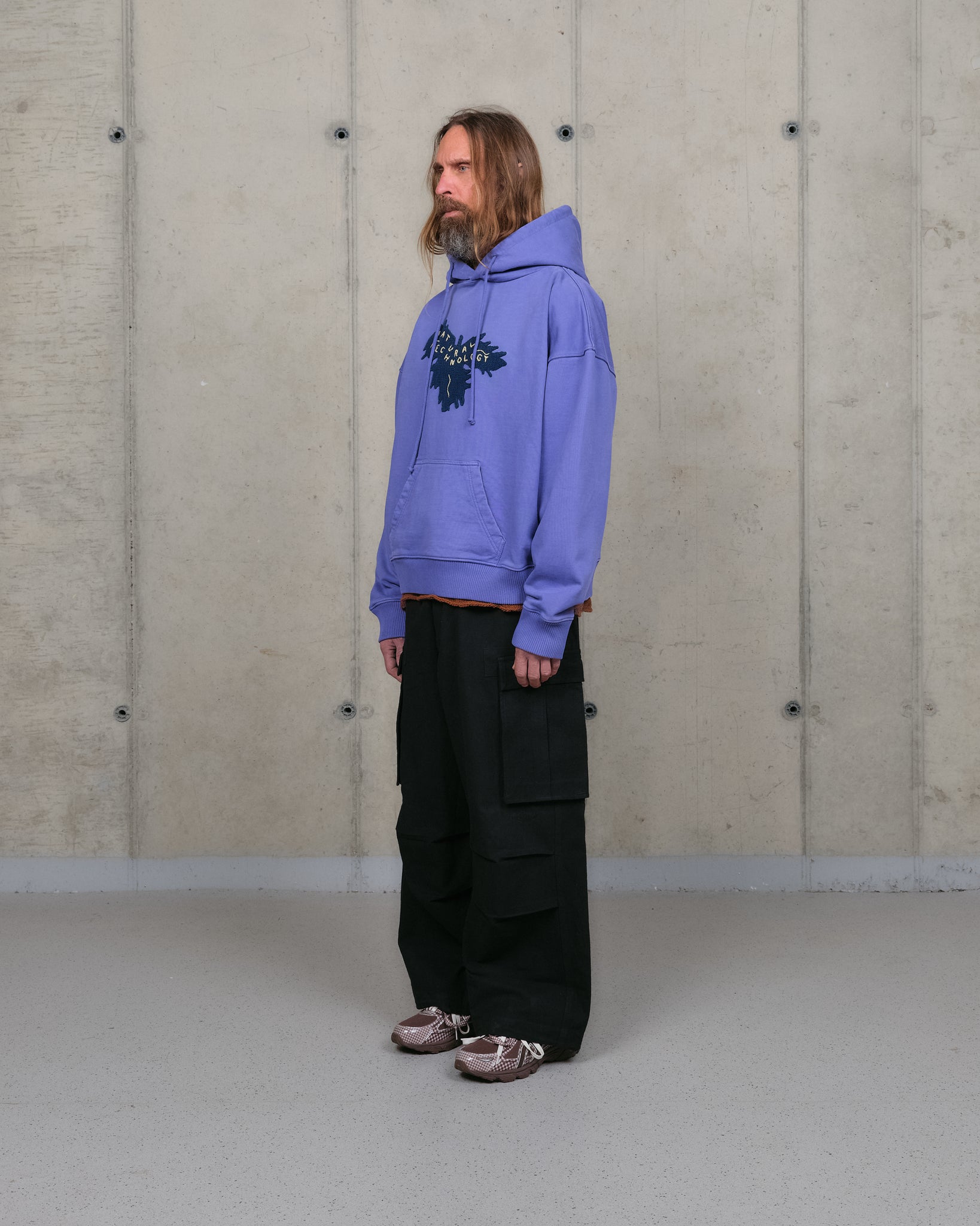Geo Hoodie - Purple