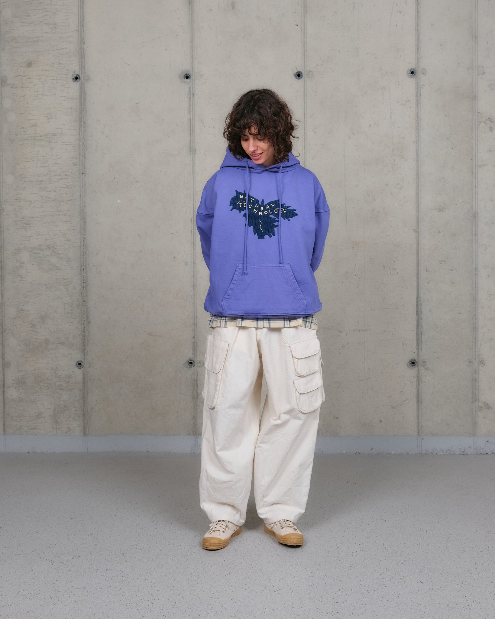 Geo Hoodie - Purple