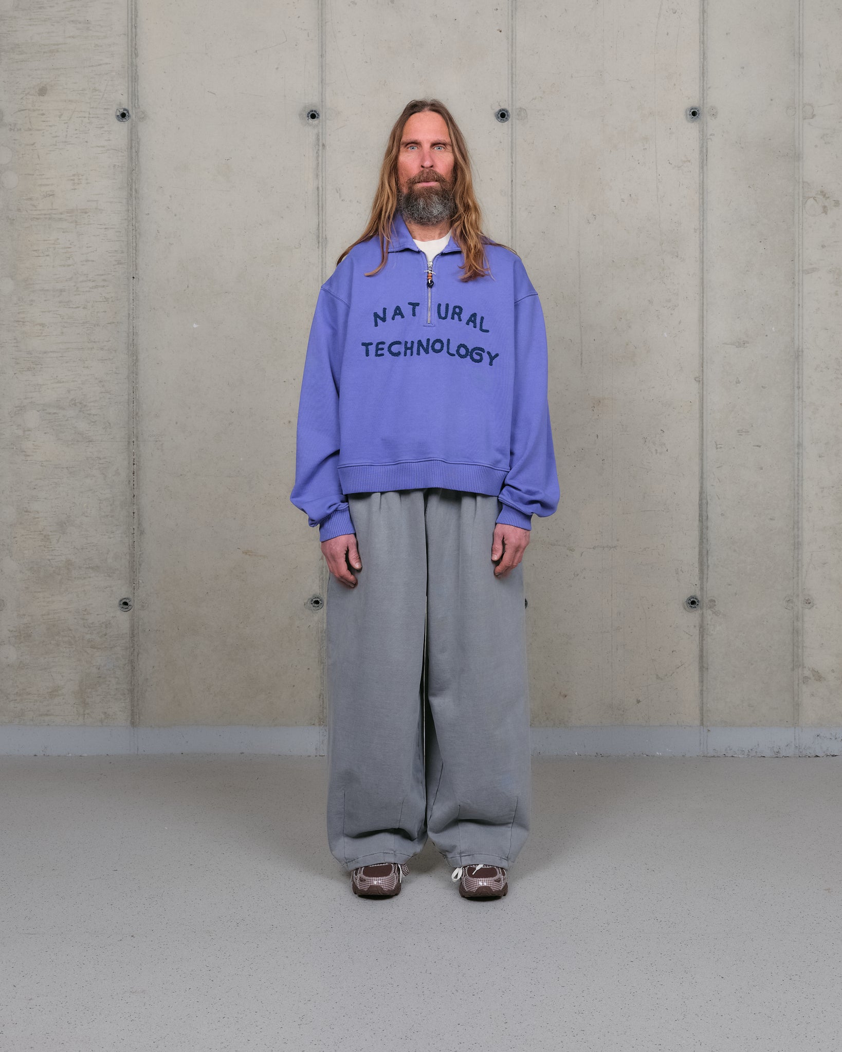 Geo Joggers - Washed Grey