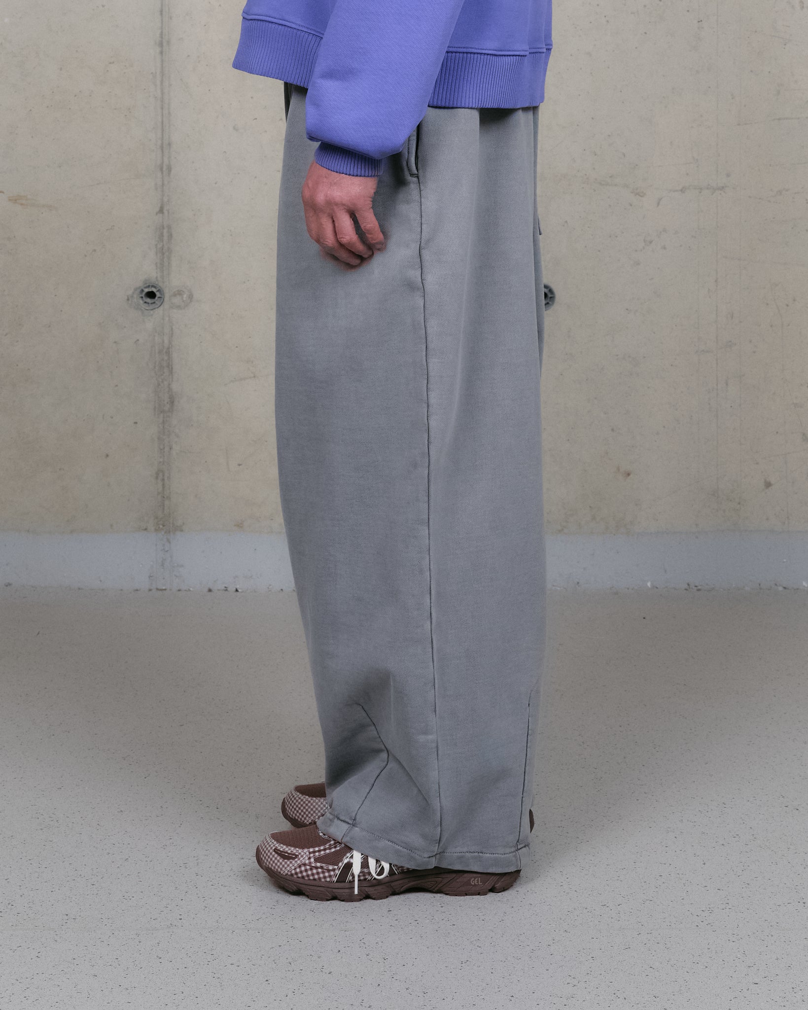 Geo Joggers - Washed Grey