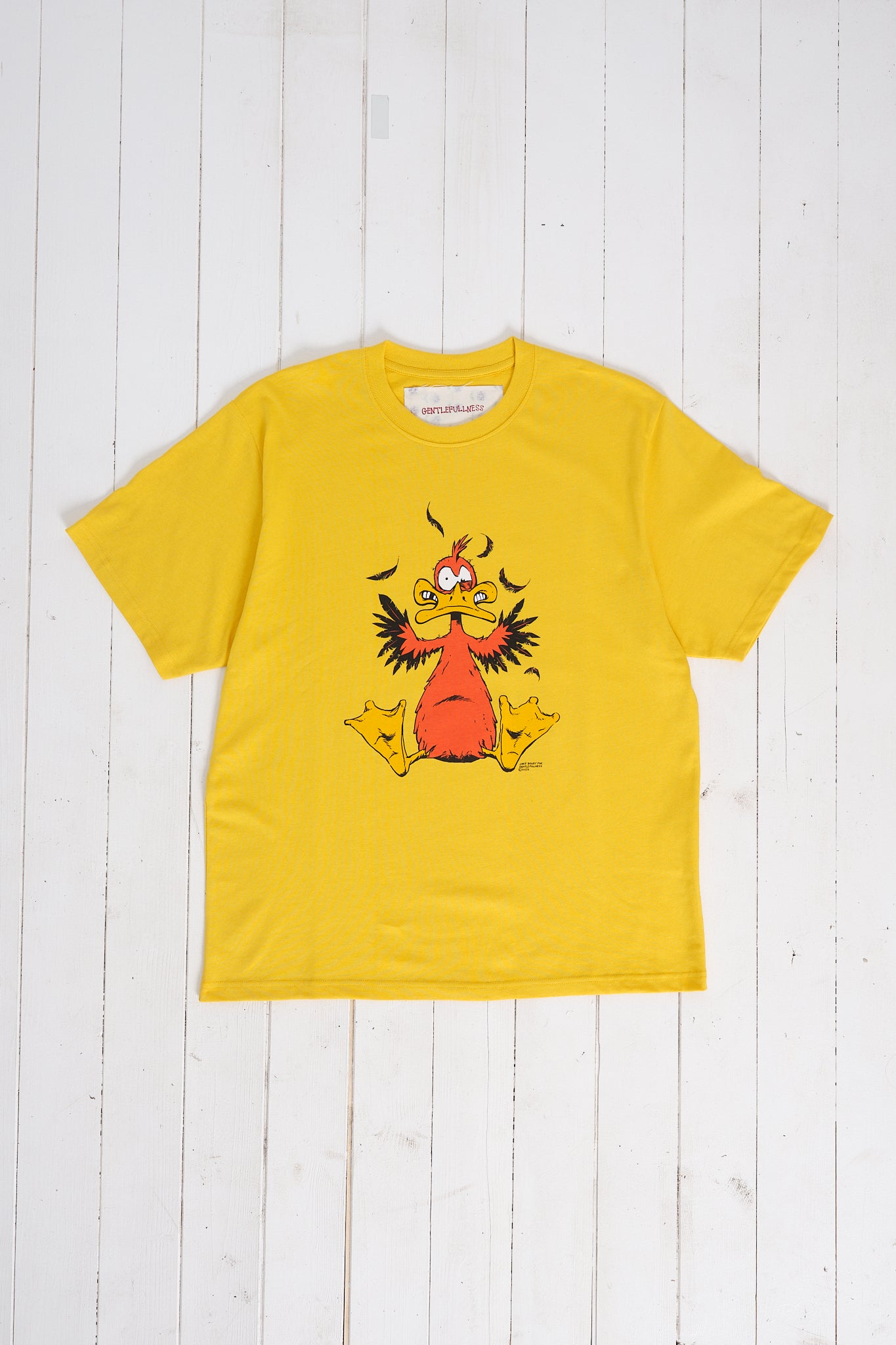 Recycled Cotton SS Tee - Lemon Duckman