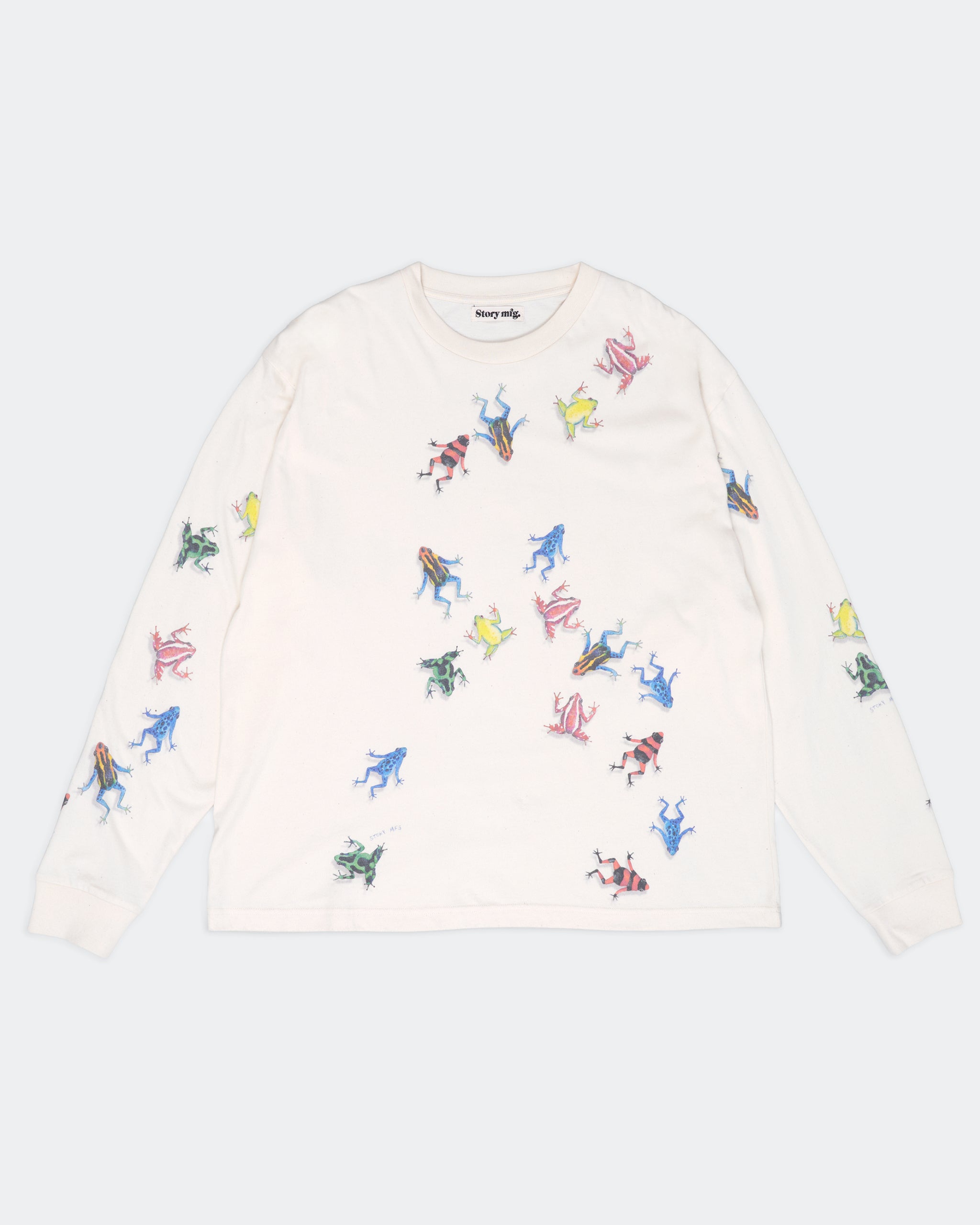 Grateful Tee LS - Ecru Frogs – Story mfg.