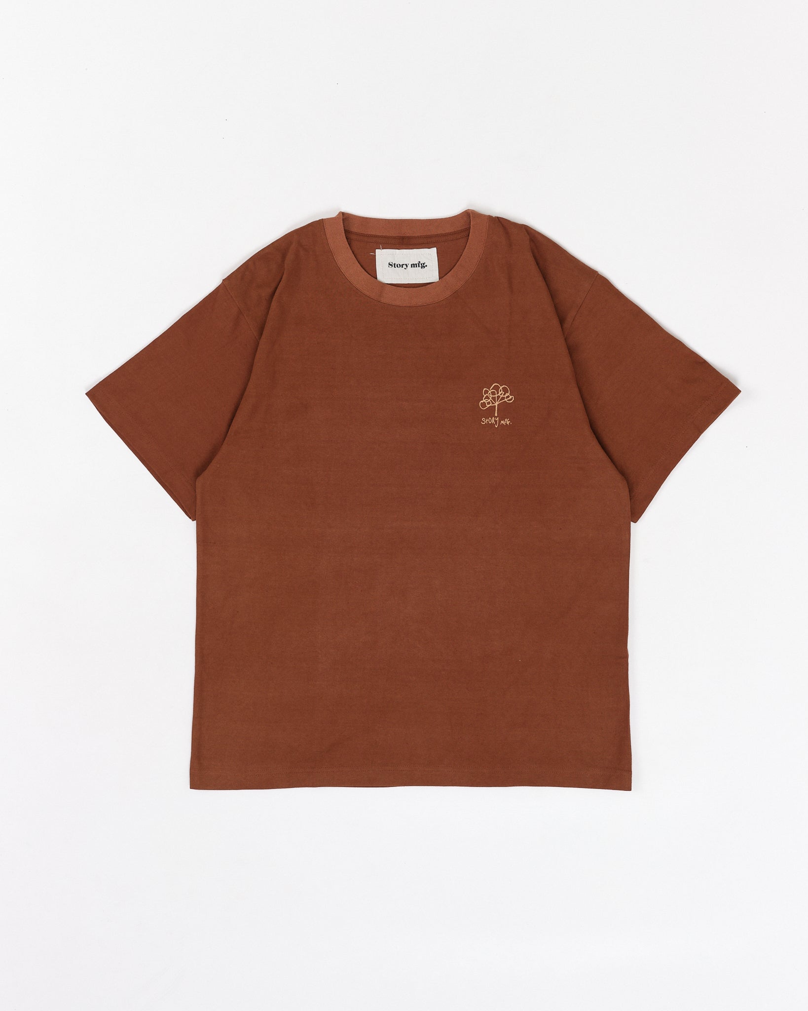 Again Tee SS - Chocolate Brown