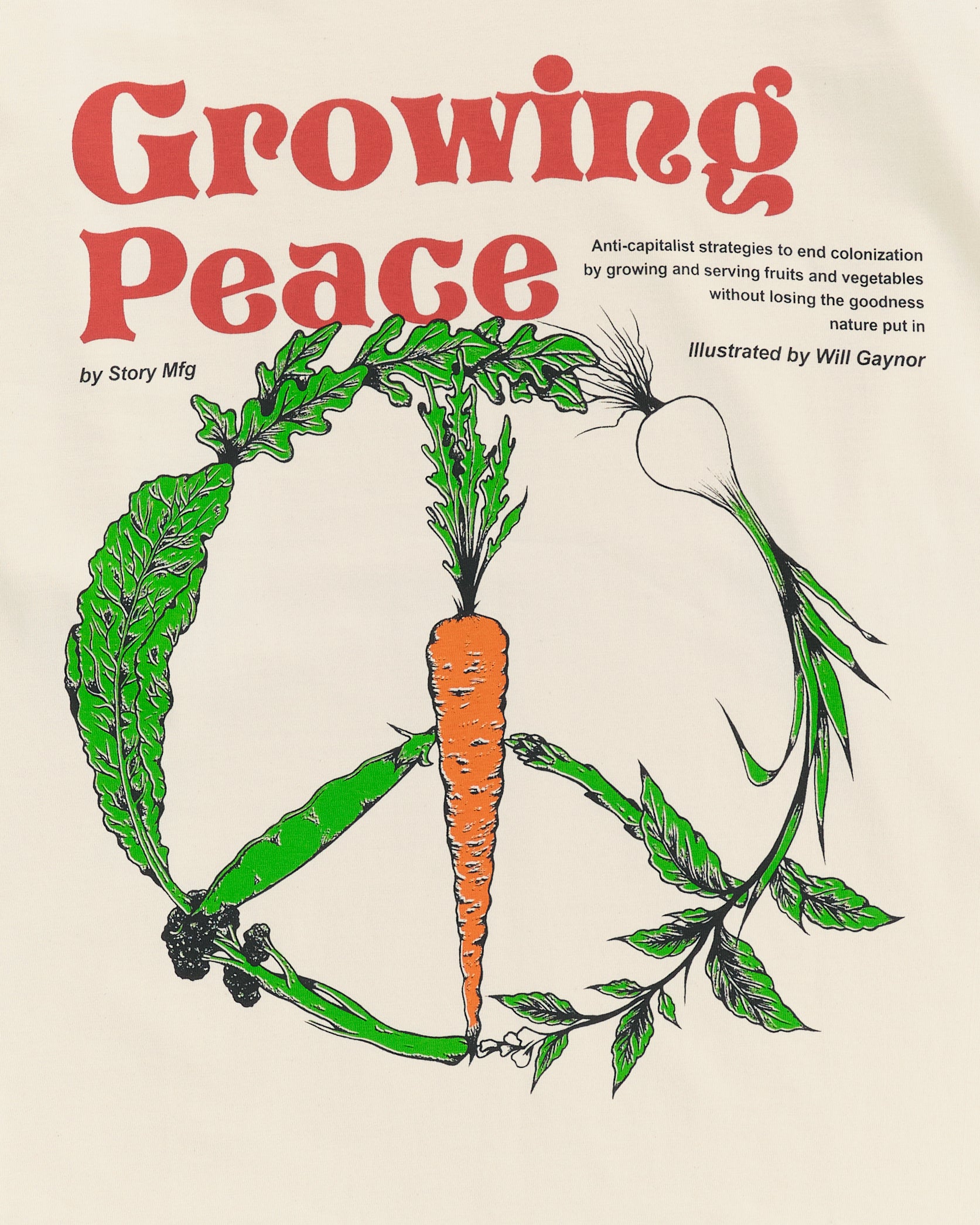 トップス STORYmfg : Grateful Tee LS Grateful Tee LS - Growing Peace – Story mfg.