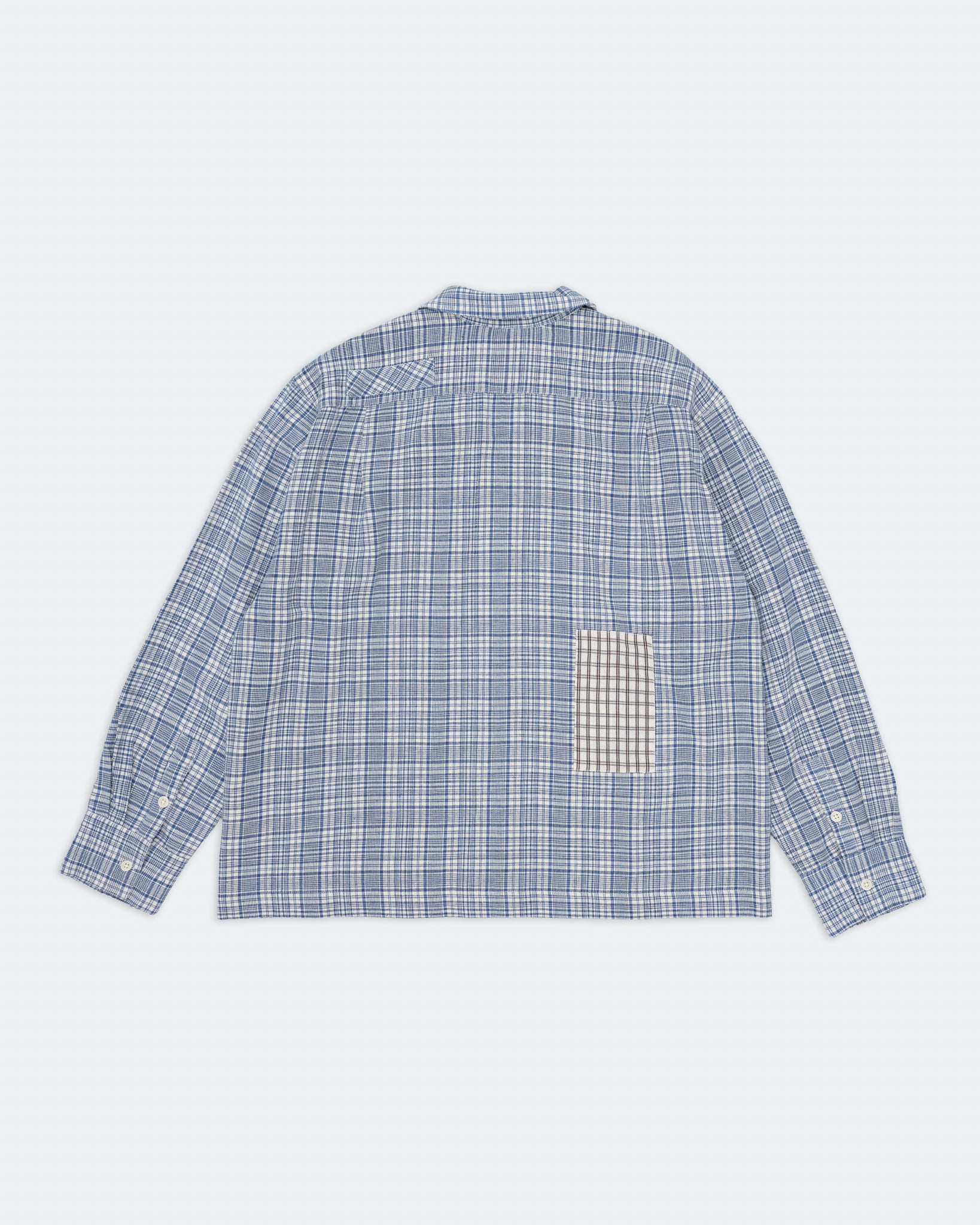 Greetings Shirt LS - Indigo Check Picnic