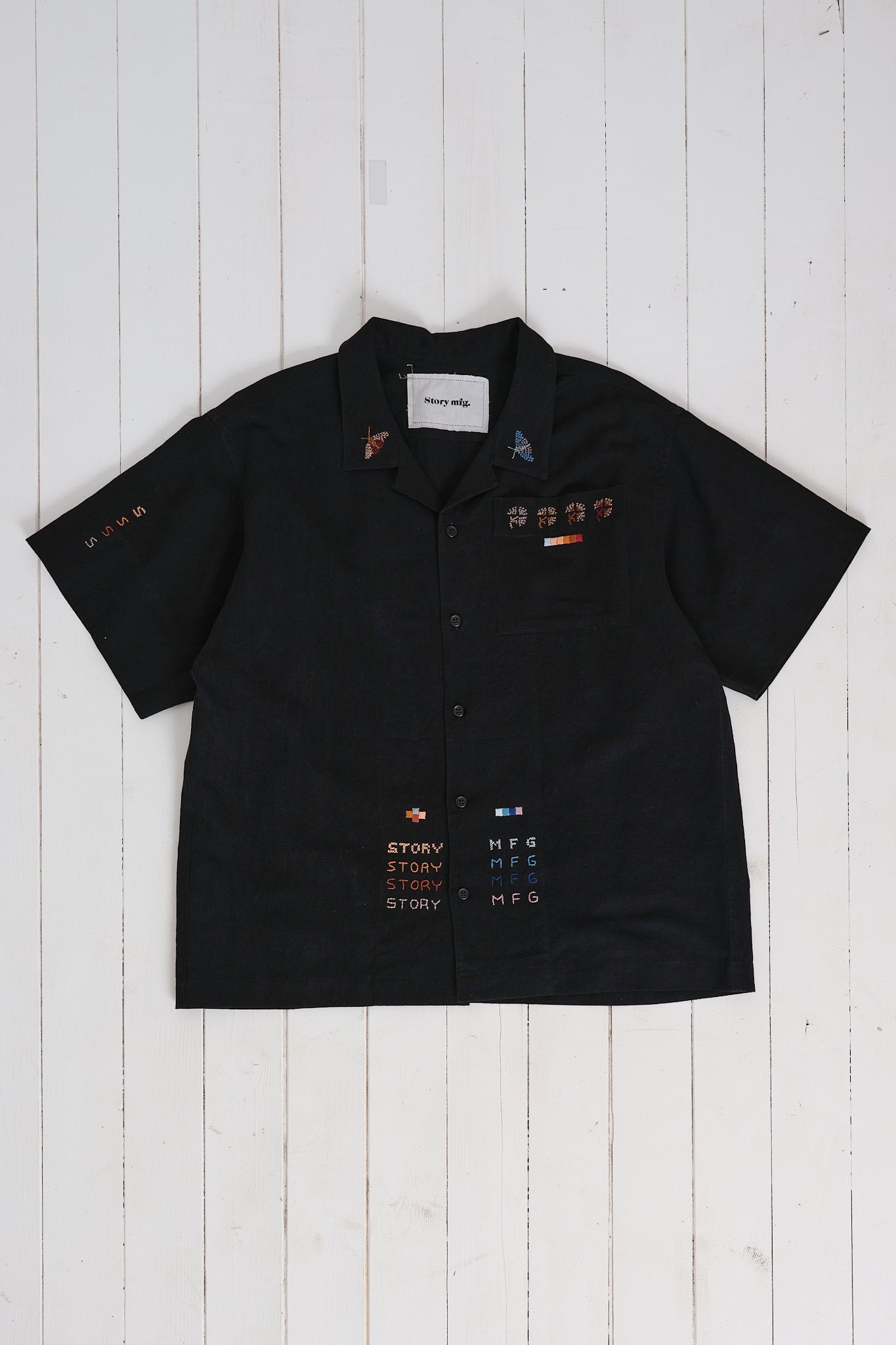 Greetings Shirt  - Black Moth Sampler