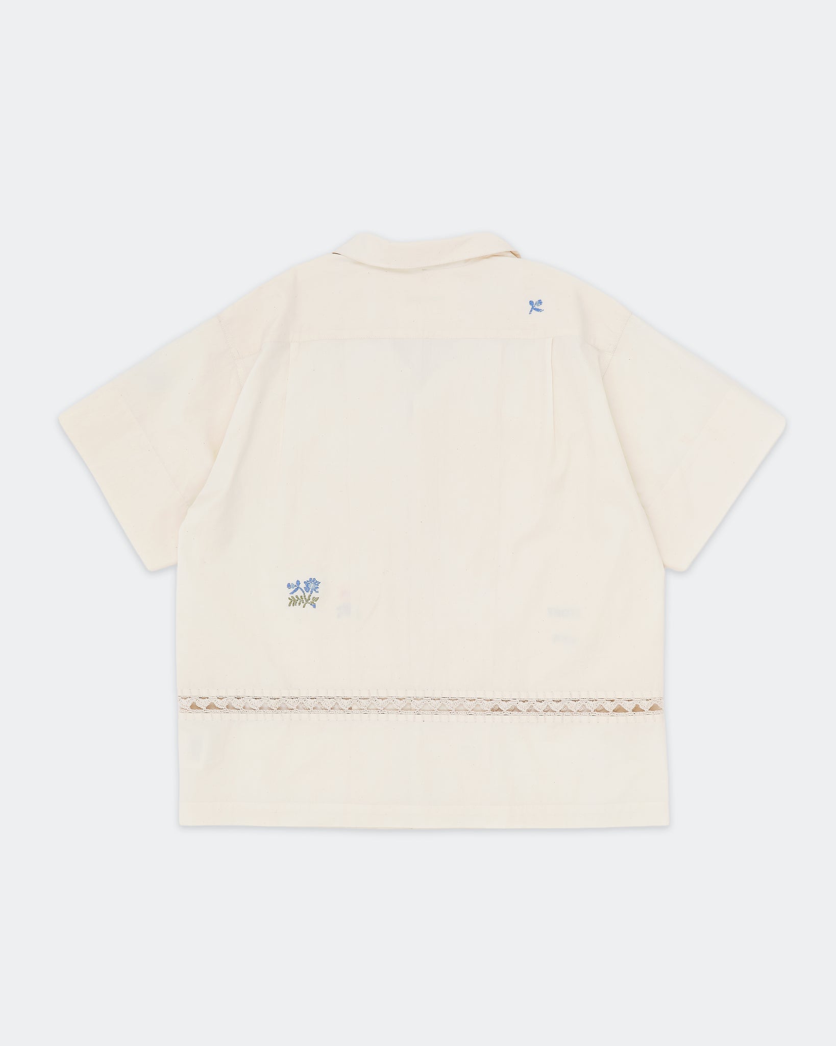 Greetings Shirt SS - Interrupted Embroidery