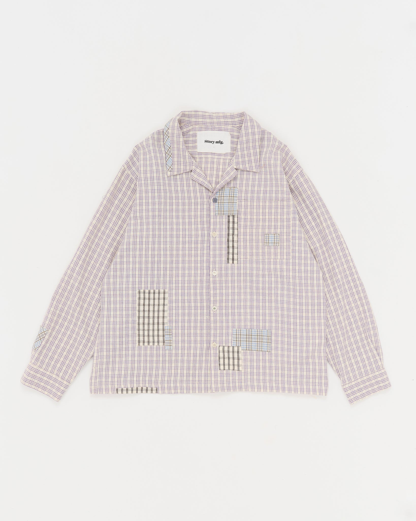 Greetings Shirt LS - Purple Picnic