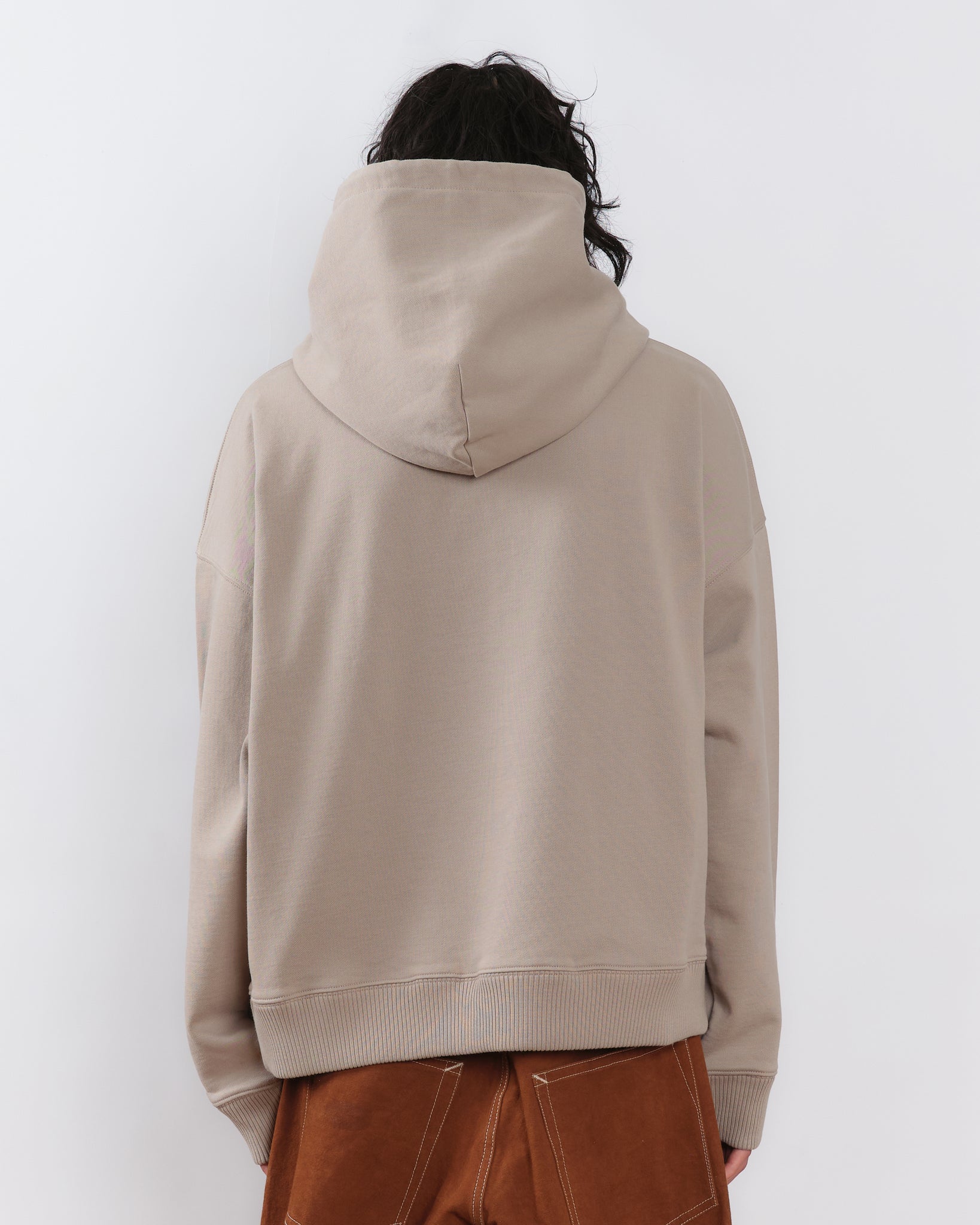 Geo Hoodie - Soft Grey