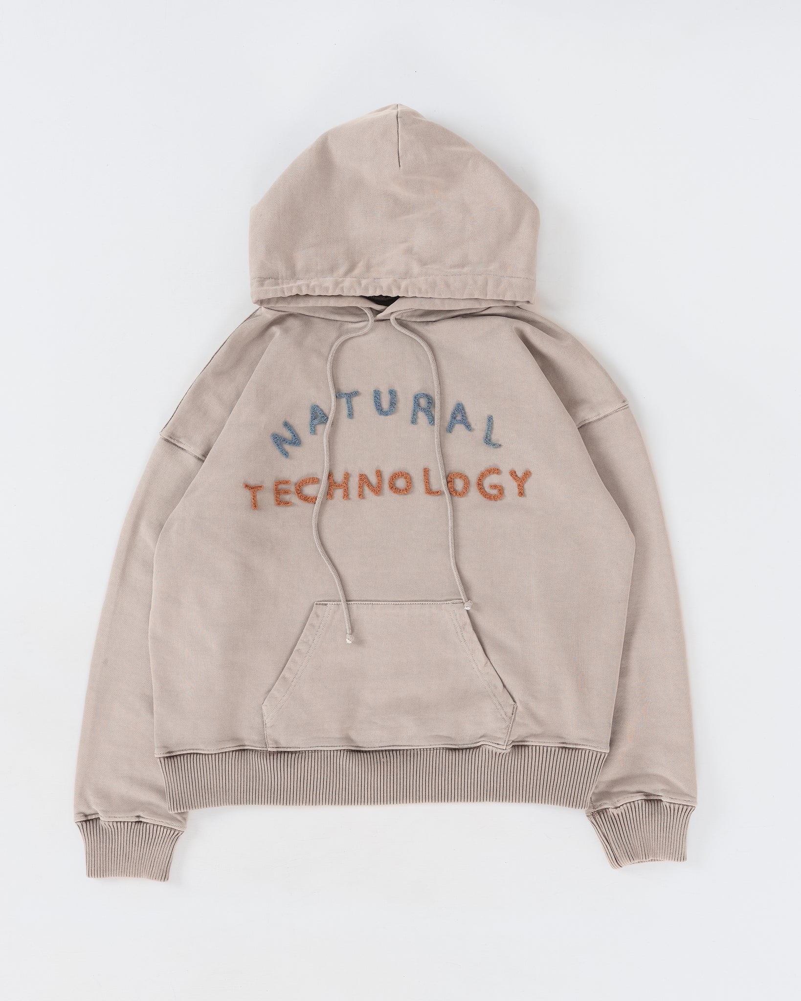 Geo Hoodie - Soft Grey
