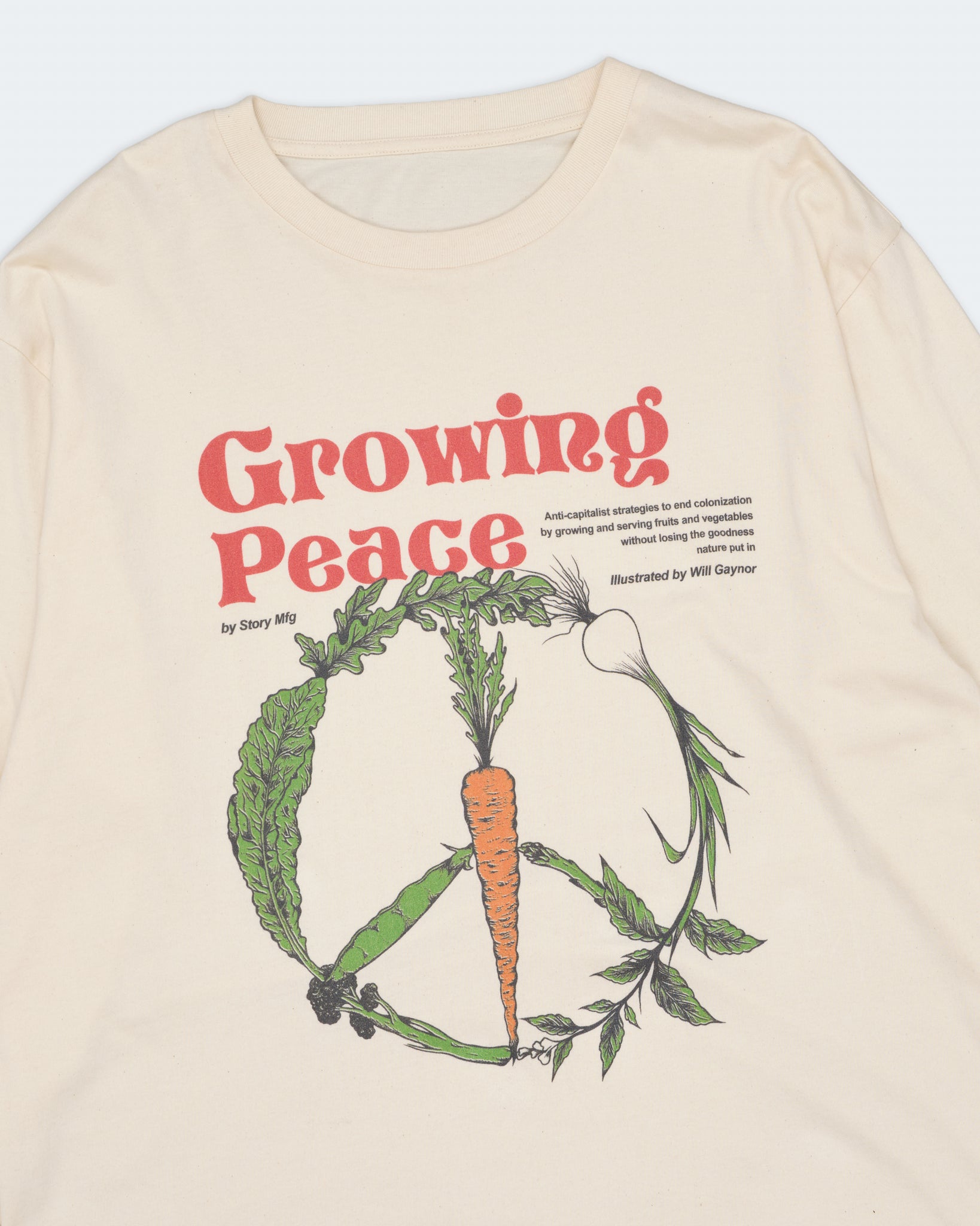 Grateful Tee LS - Growing Peace – Story mfg.