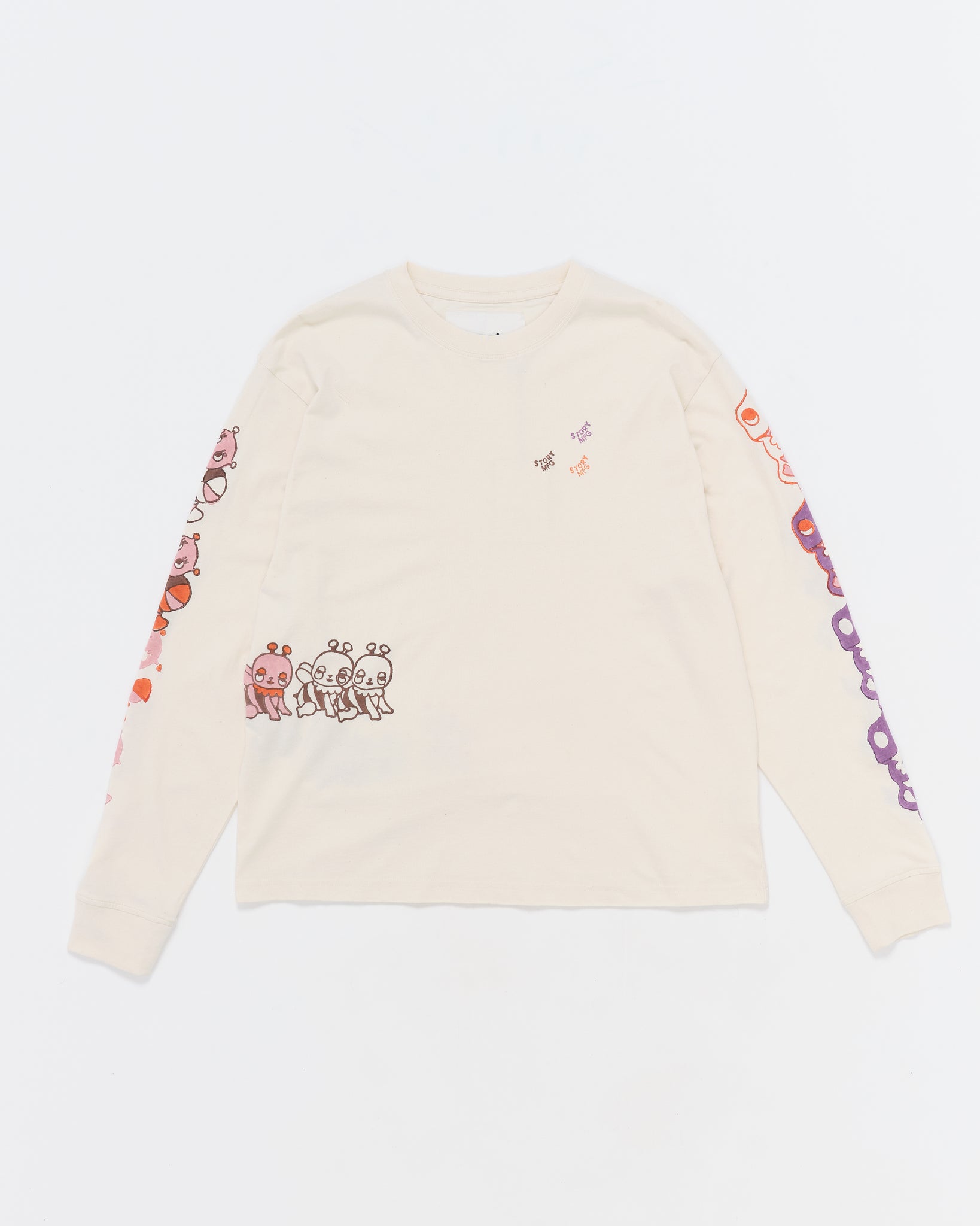 Grateful Tee LS - Ecru Earth Trip