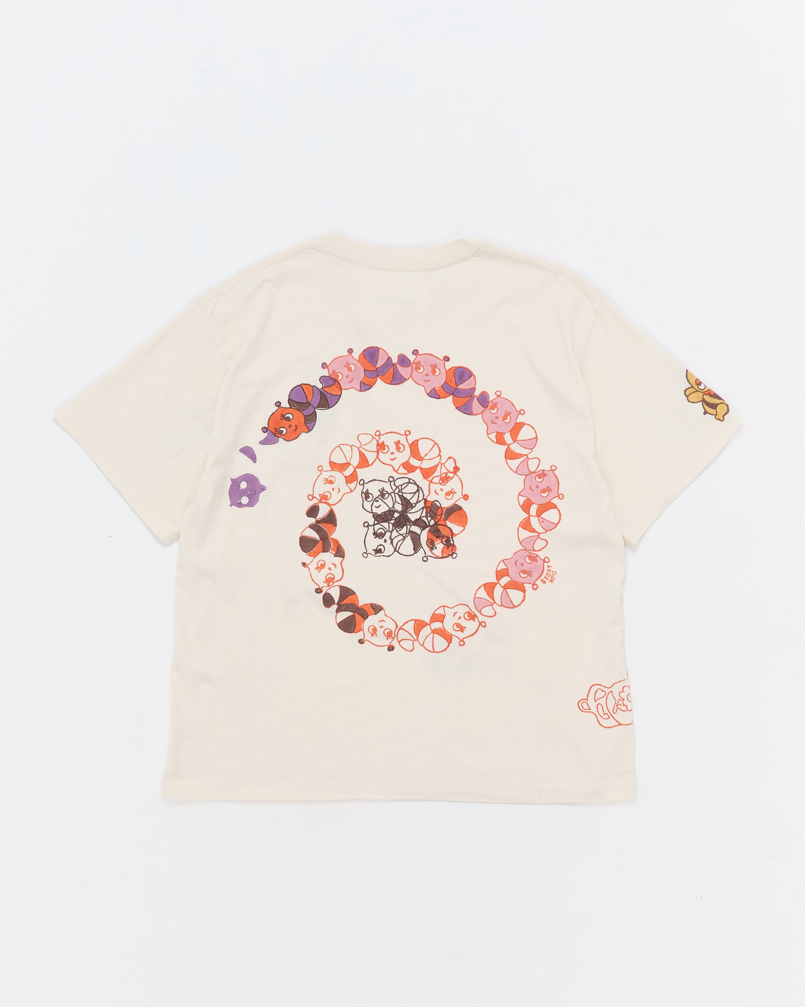 Grateful Tee SS - Ecru Earth Trip Spiral