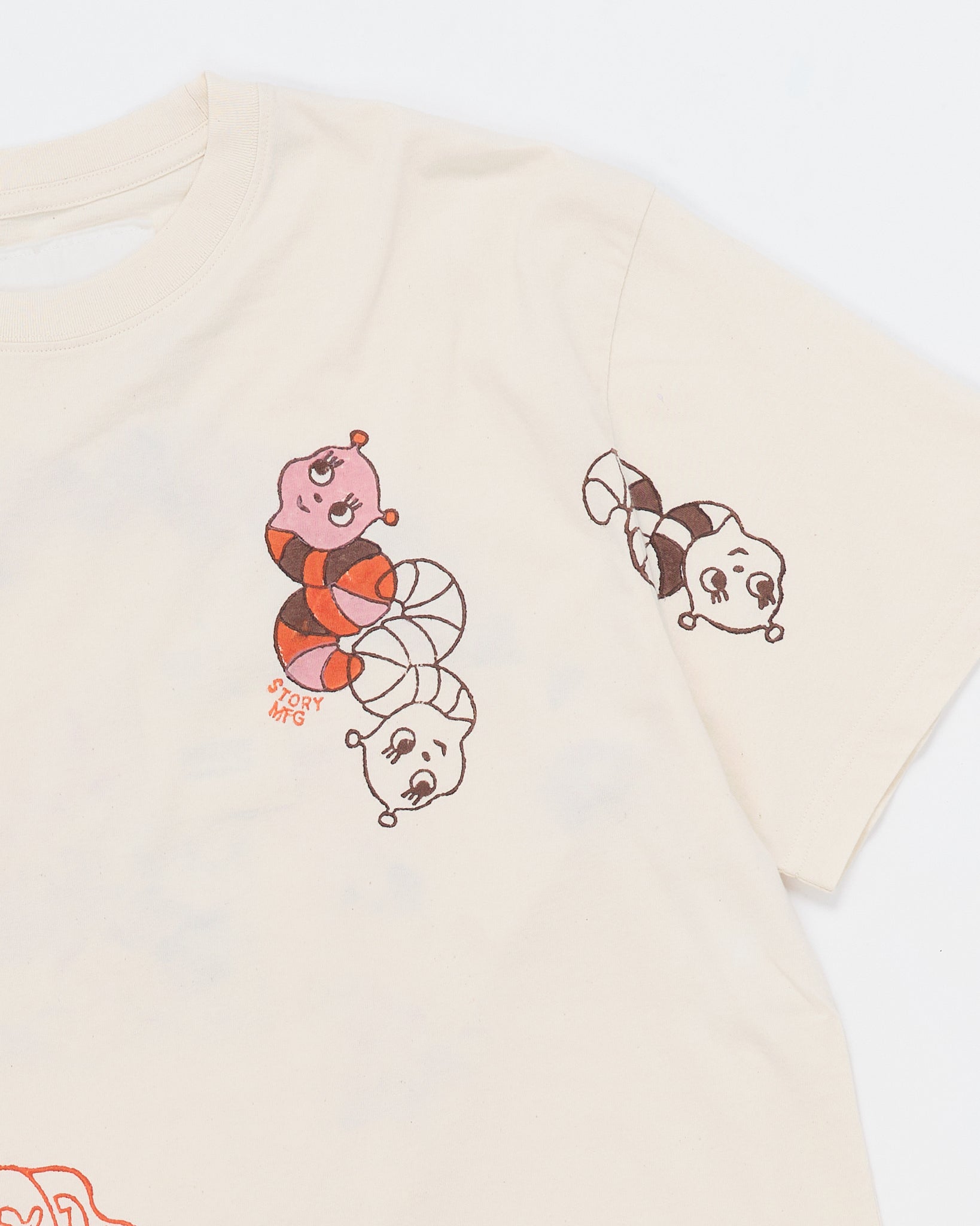 Grateful Tee SS - Ecru Earth Trip Spiral