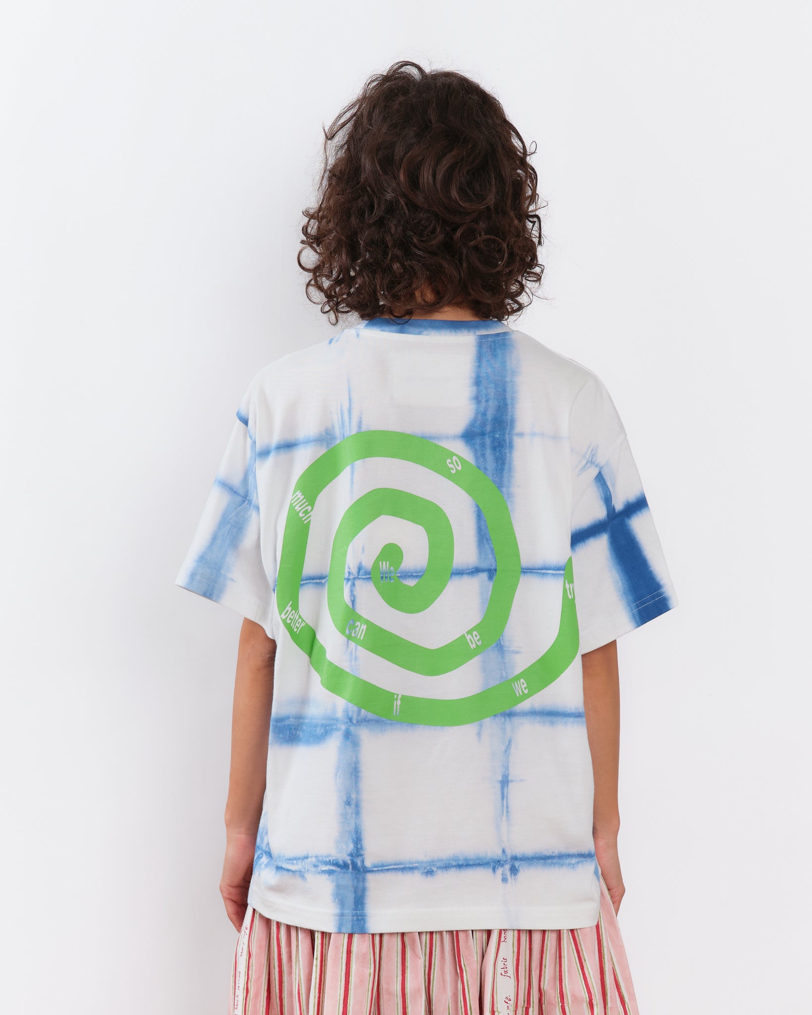 Grateful Tee SS - Indigo Kitten Courage